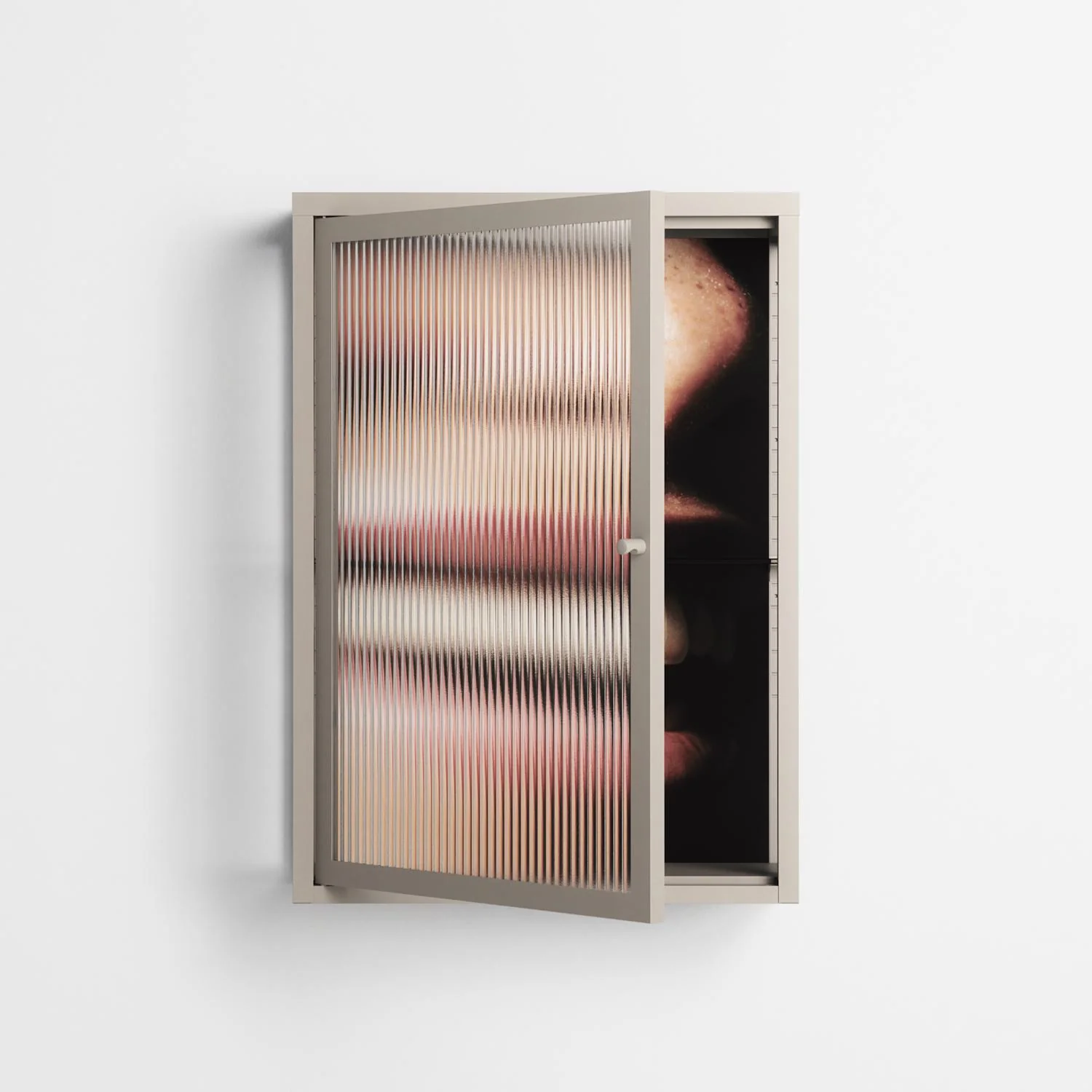 Teeth - Wall Cabinet - Nadia Ryder - Pebble - Reeded glass - Image 2