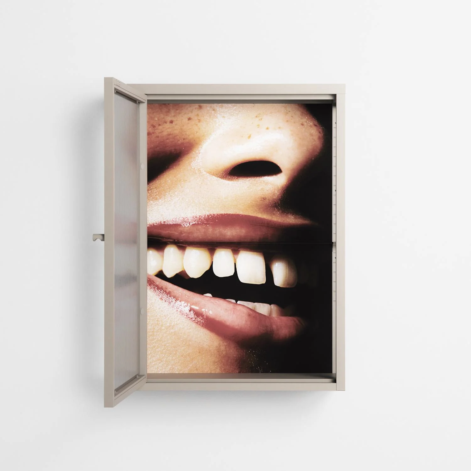 Teeth - Wall Cabinet - Nadia Ryder - Pebble - Reeded glass - Image 3