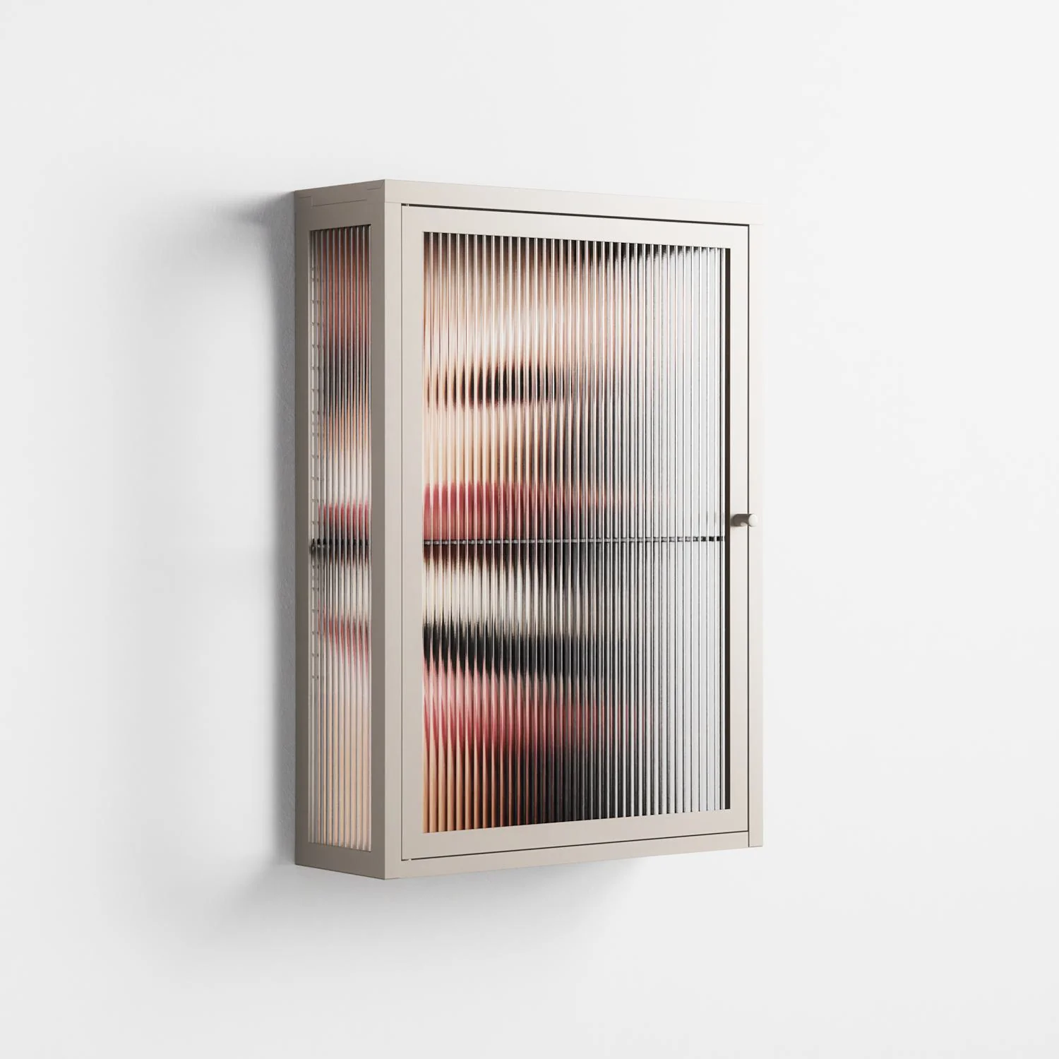 Teeth - Wall Cabinet - Nadia Ryder - Pebble - Reeded glass - Image 4
