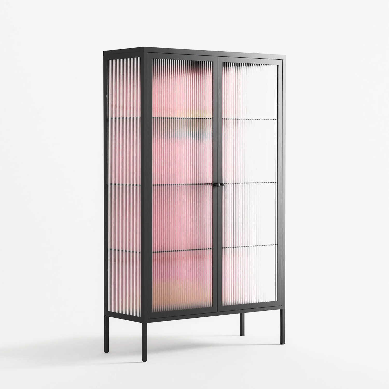 Tender Age in Bloom - Cabinet - Ciara Wade - Antracite - Reeded glass - Image 4