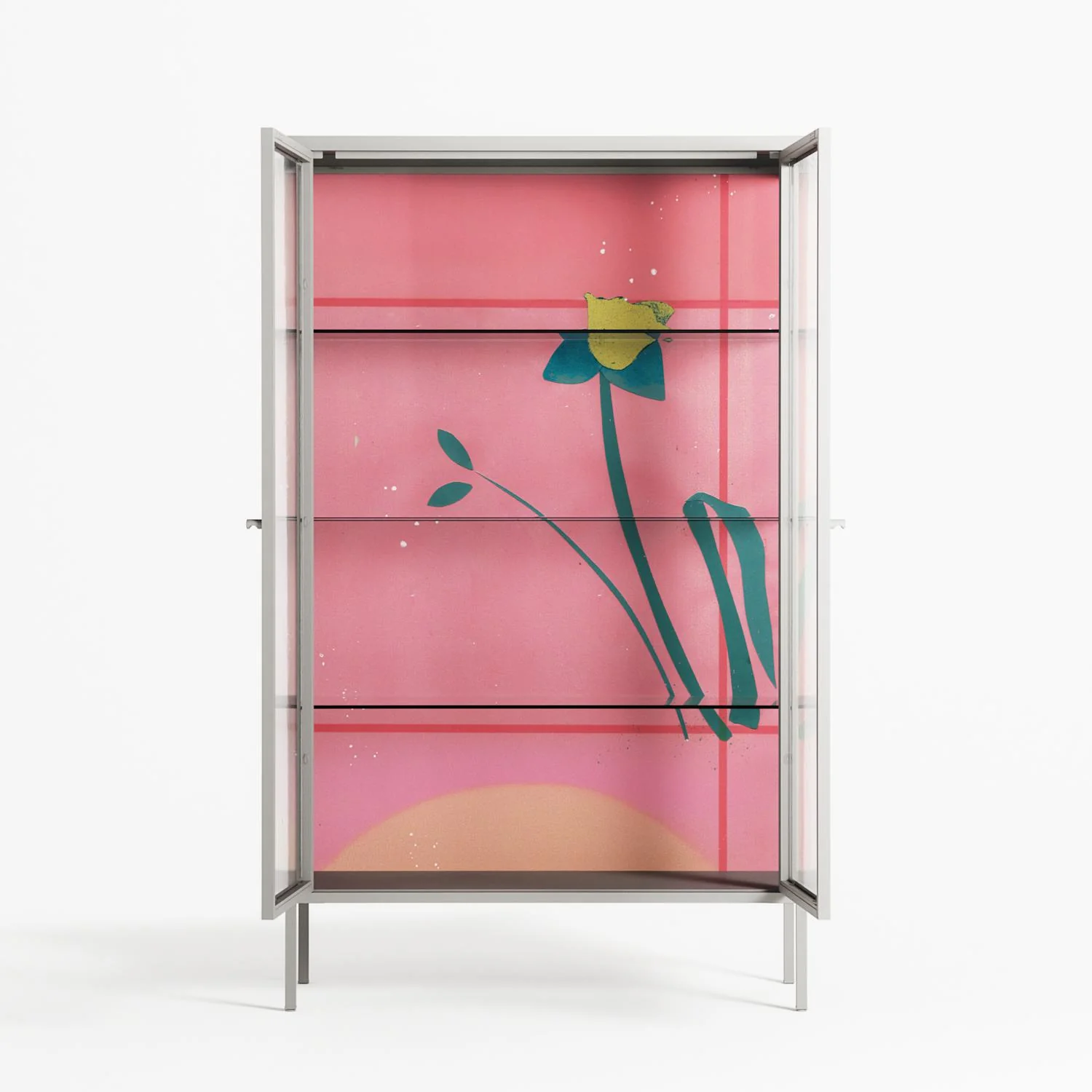 Tender Age in Bloom - Cabinet - Ciara Wade - Chalk - Clear glass - Image 3