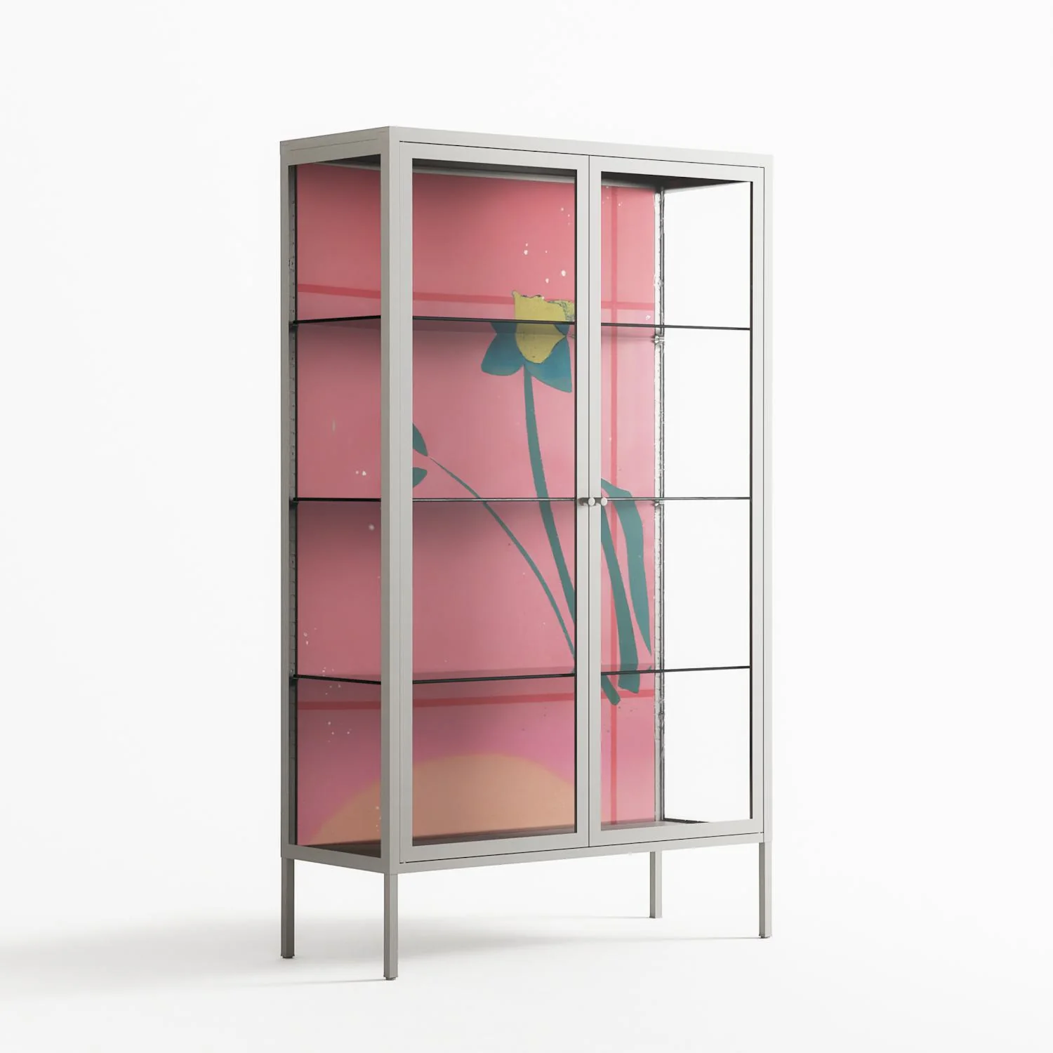 Tender Age in Bloom - Cabinet - Ciara Wade - Chalk - Clear glass - Image 4