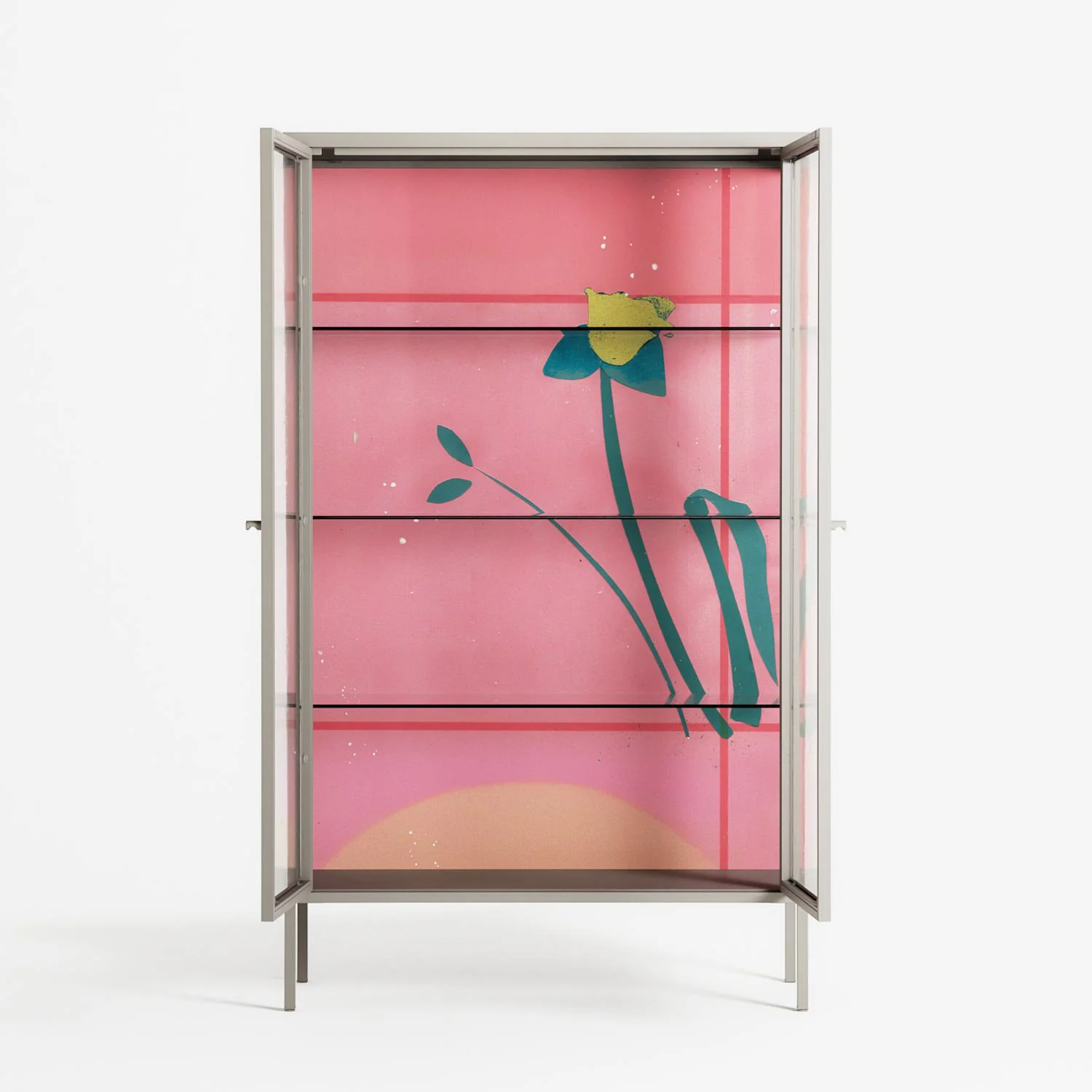 Tender Age in Bloom - Cabinet - Ciara Wade - Pebble - Clear glass - Image 3