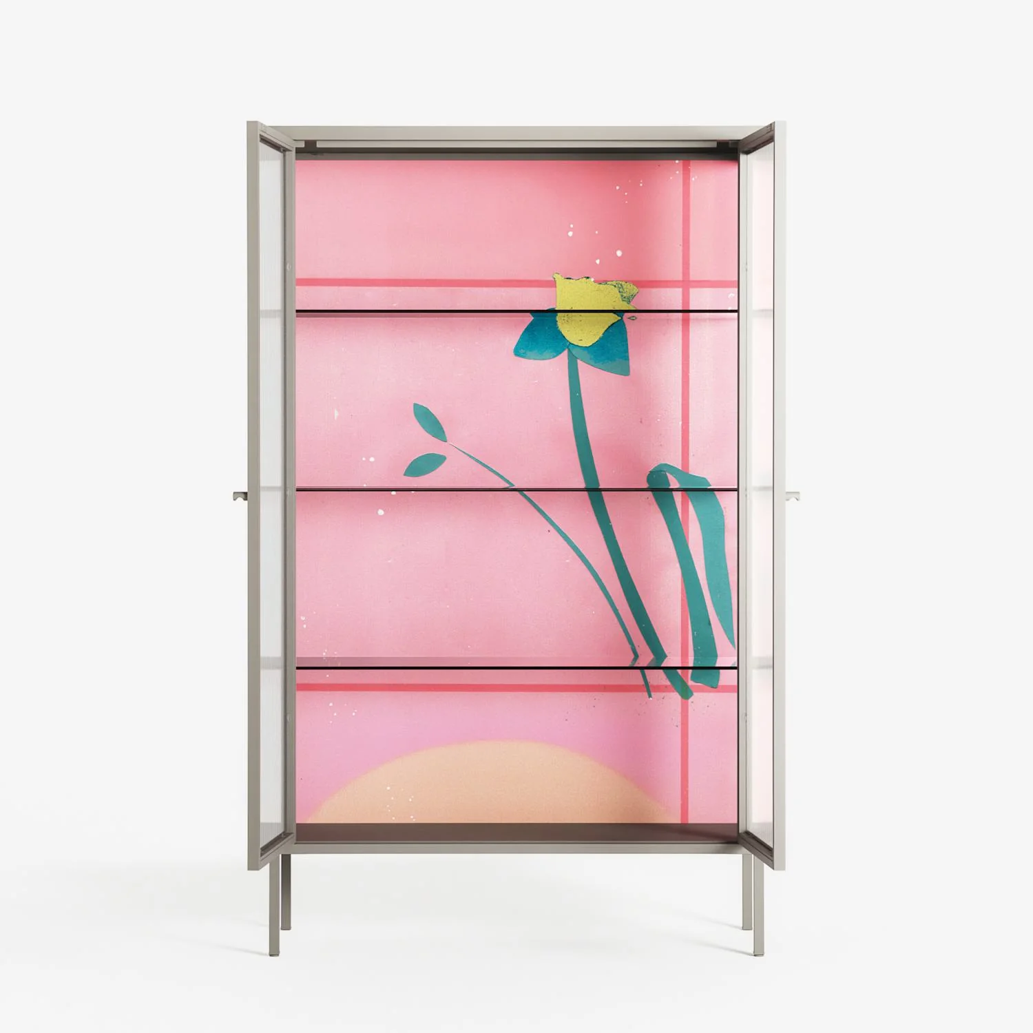 Tender Age in Bloom - Cabinet - Ciara Wade - Pebble - Reeded glass - Image 3