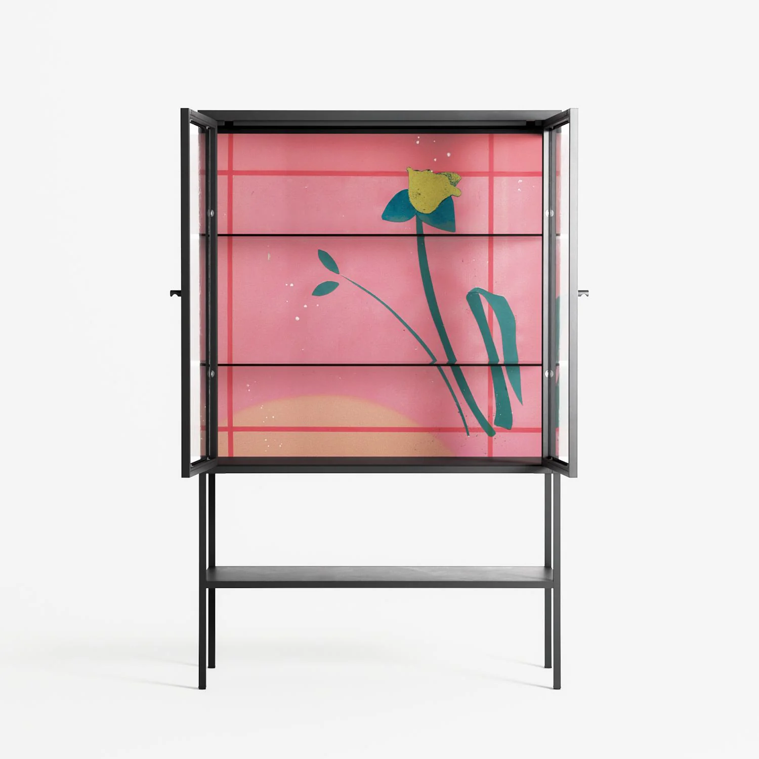 Tender Age in Bloom - Loft Cabinet - Ciara Wade - Antracite - Clear glass - Image 3