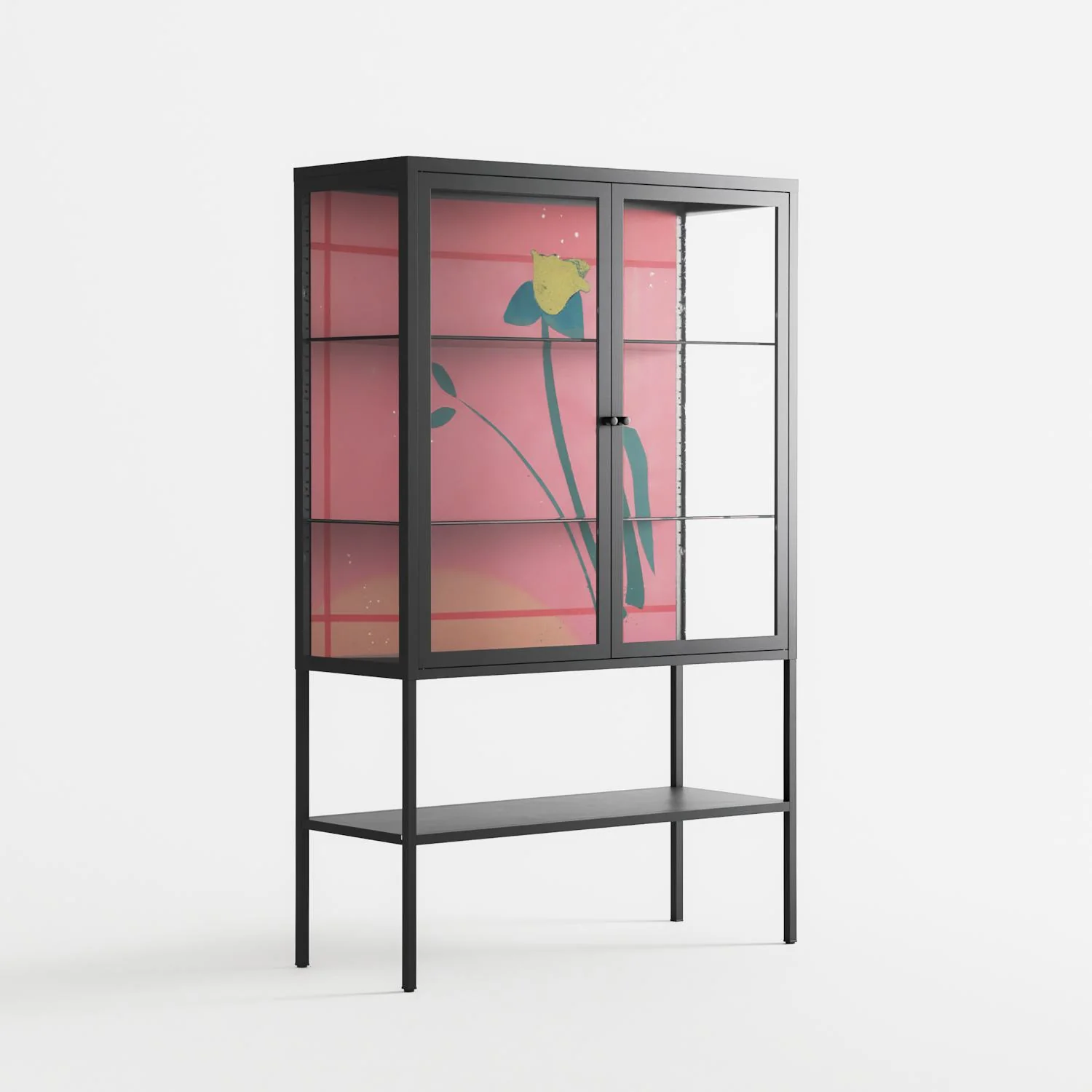 Tender Age in Bloom - Loft Cabinet - Ciara Wade - Antracite - Clear glass - Image 4