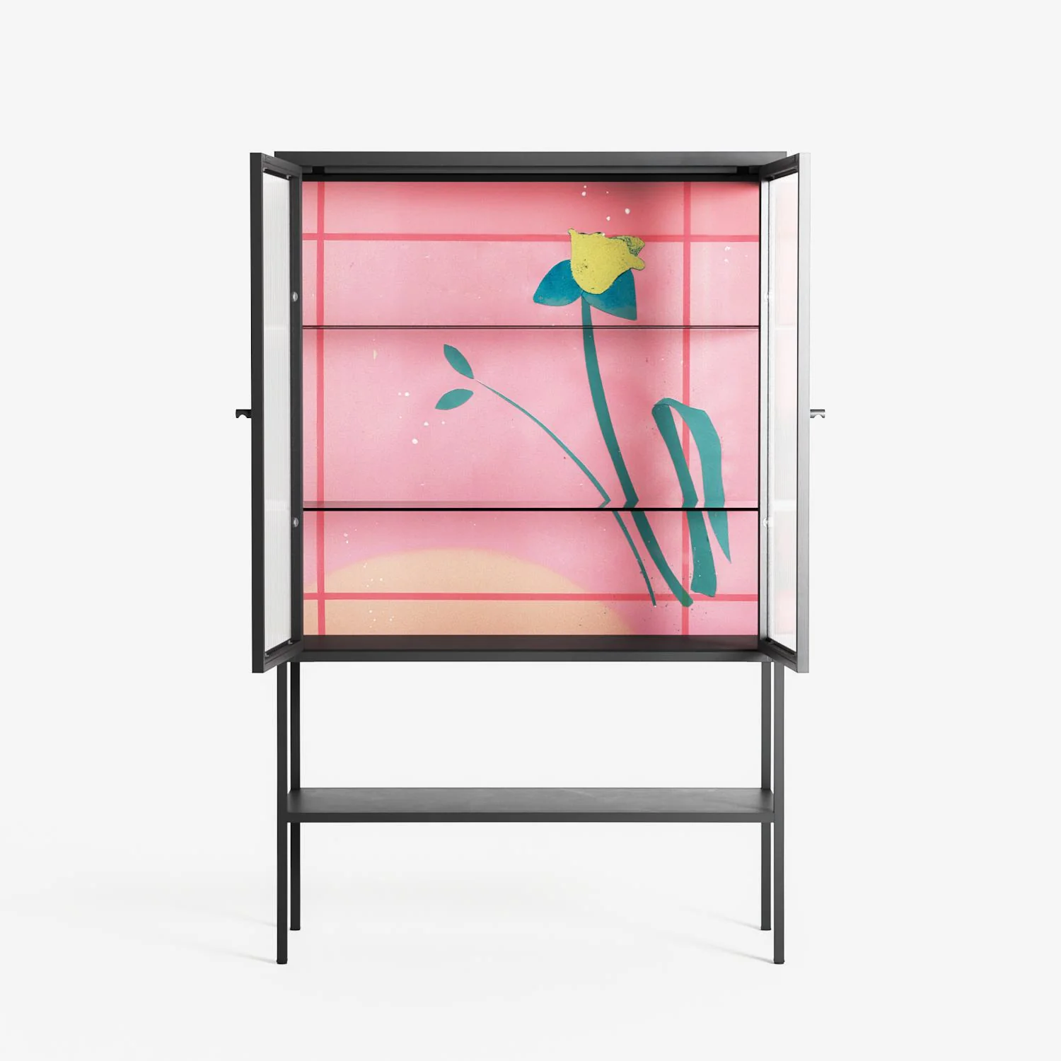 Tender Age in Bloom - Loft Cabinet - Ciara Wade - Antracite - Reeded glass - Image 3