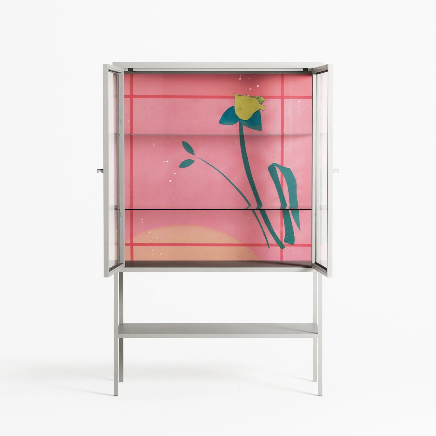 Tender Age in Bloom - Loft Cabinet - Ciara Wade - Chalk - Clear glass - Image 3