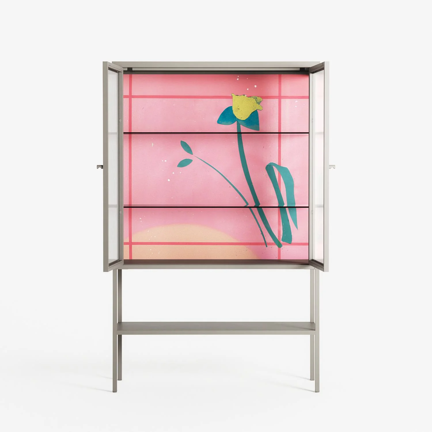 Tender Age in Bloom - Loft Cabinet - Ciara Wade - Pebble - Reeded glass - Image 3