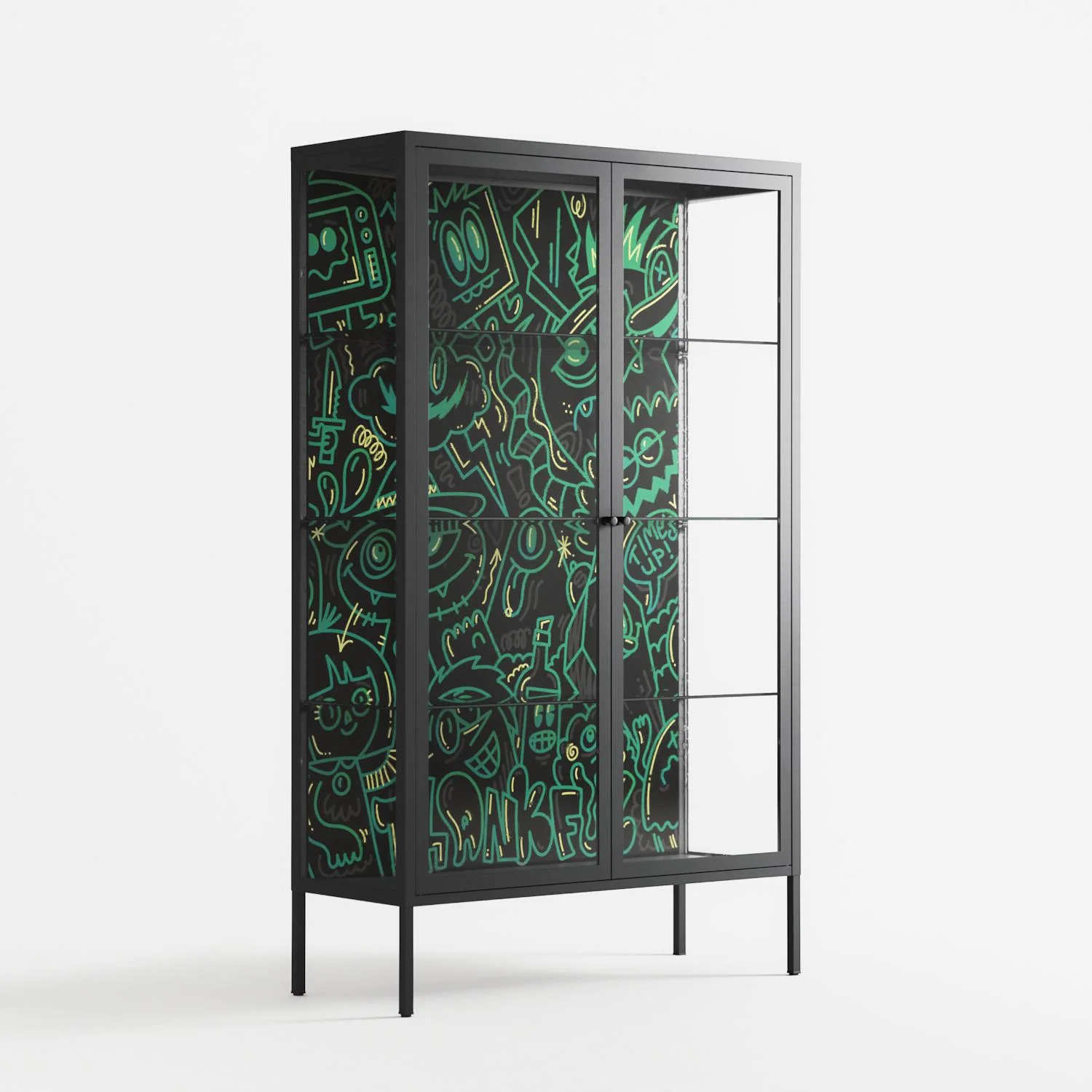 Thankful - Cabinet - Craig Watkins - Antracite - Clear glass - Image 4