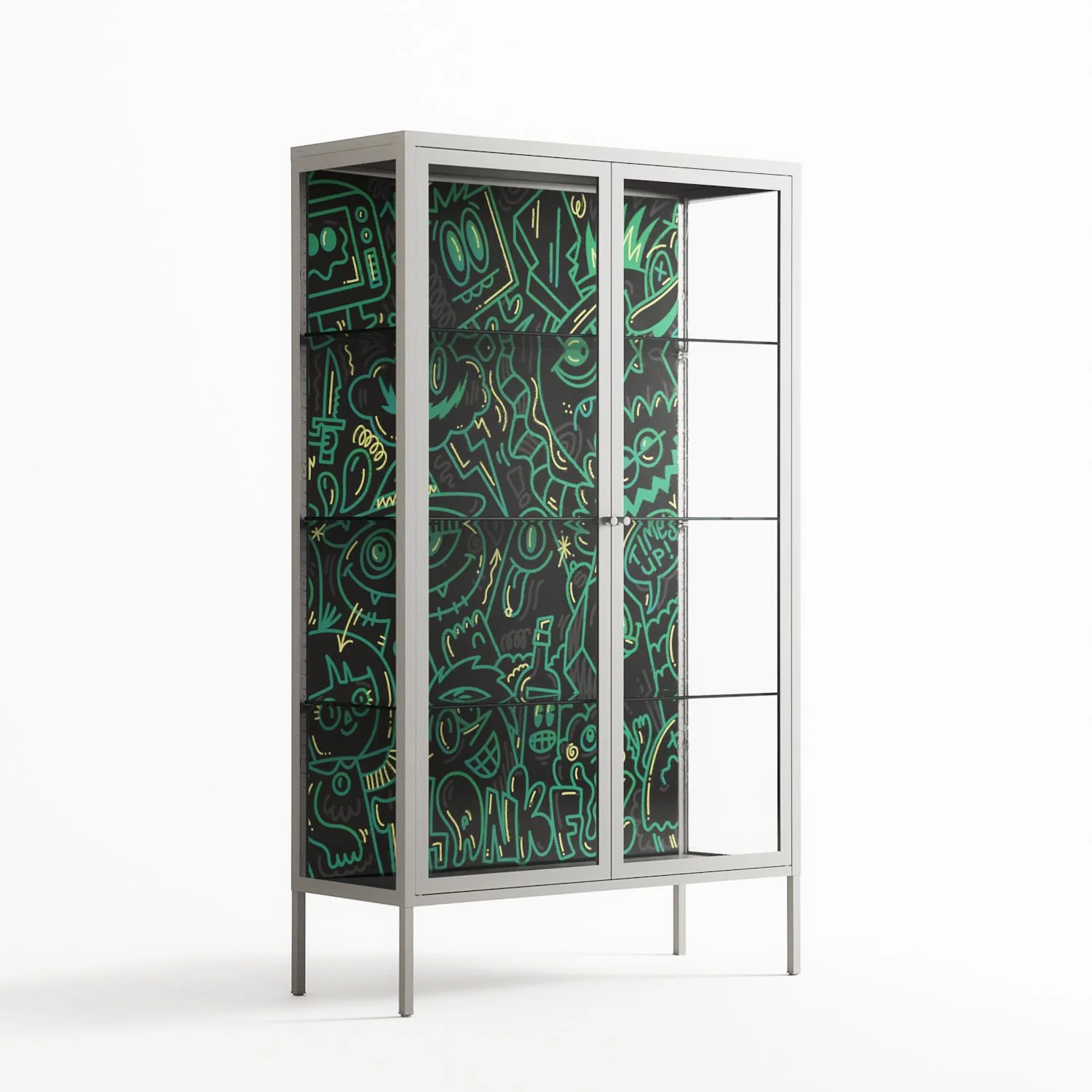 Thankful - Cabinet - Craig Watkins - Chalk - Clear glass - Image 4