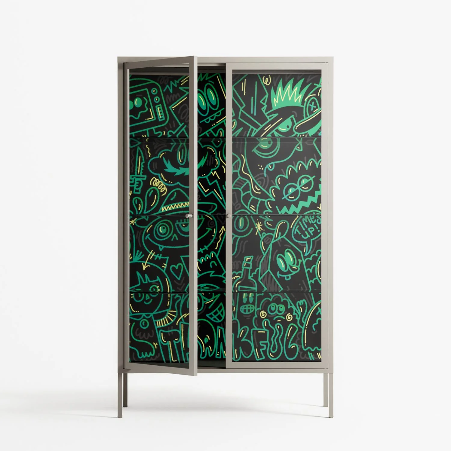 Thankful - Cabinet - Craig Watkins - Pebble - Clear glass - Image 2