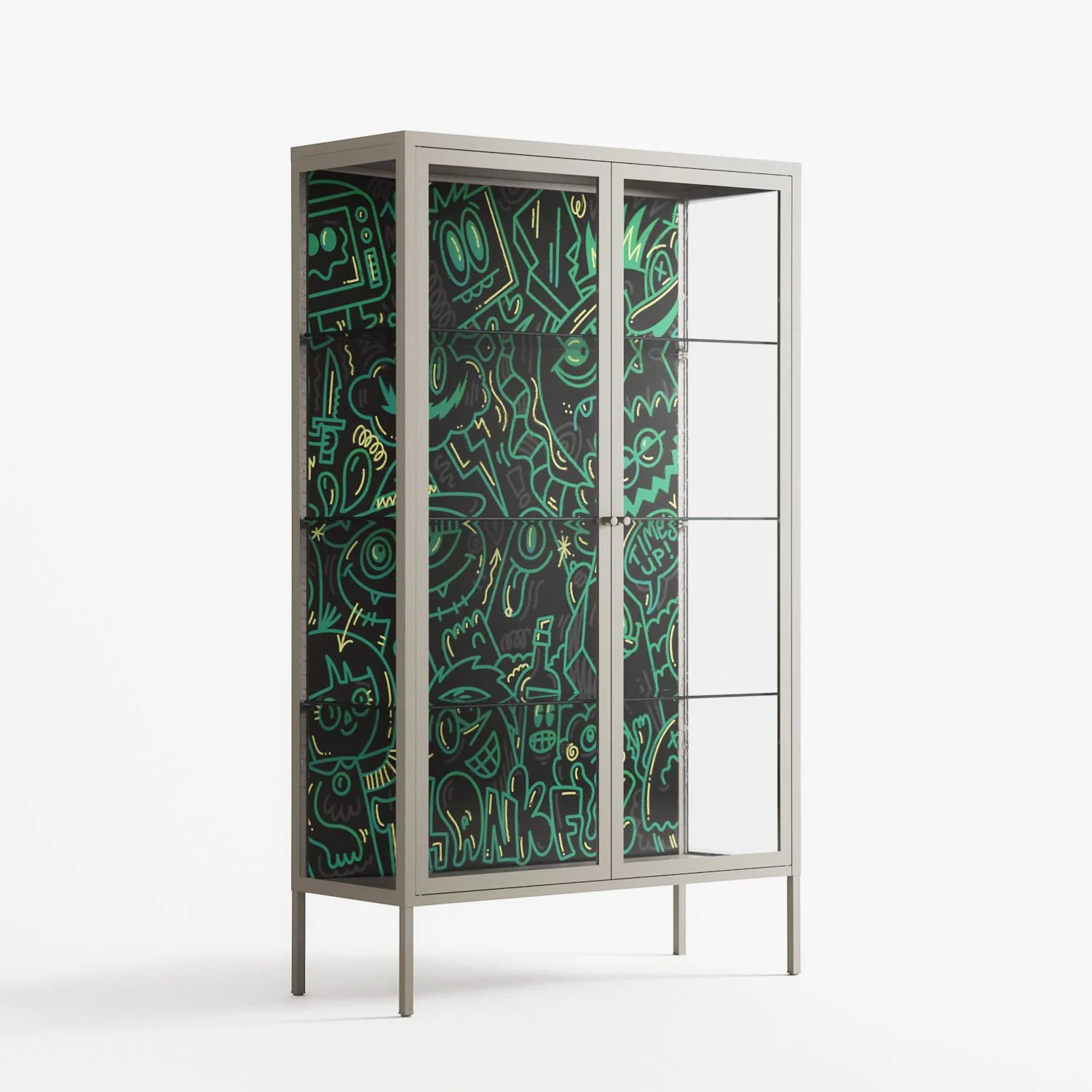 Thankful - Cabinet - Craig Watkins - Pebble - Clear glass - Image 4