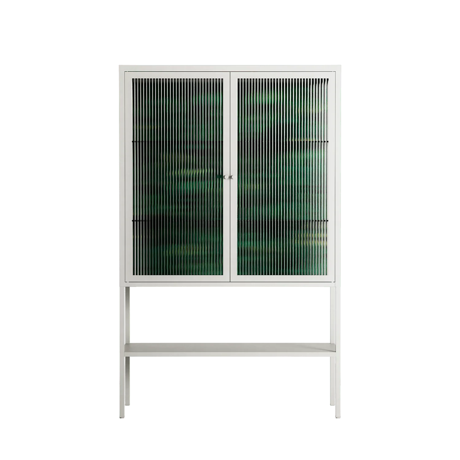 Thankful - Loft Cabinet - Craig Watkins - Chalk - Reeded glass