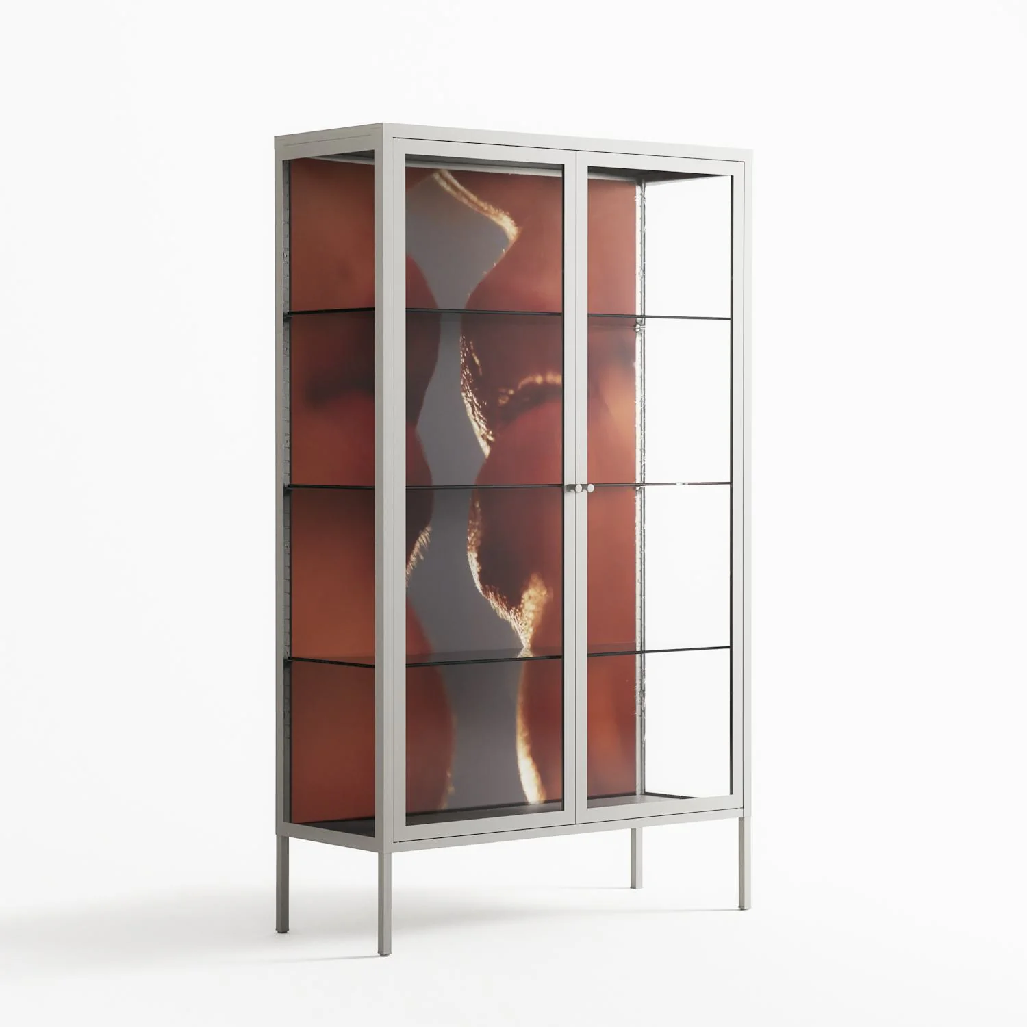 The Art Of Kissing 2 - Cabinet - Nadia Ryder - Chalk - Clear glass - Image 4