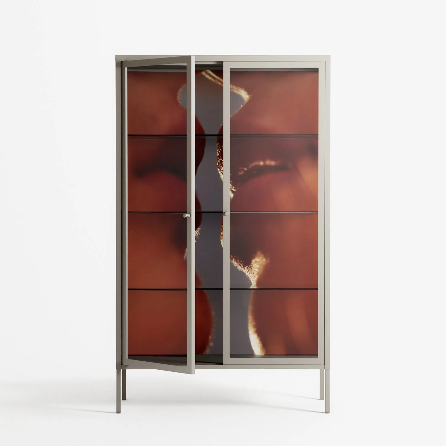The Art Of Kissing 2 - Cabinet - Nadia Ryder - Pebble - Clear glass - Image 2