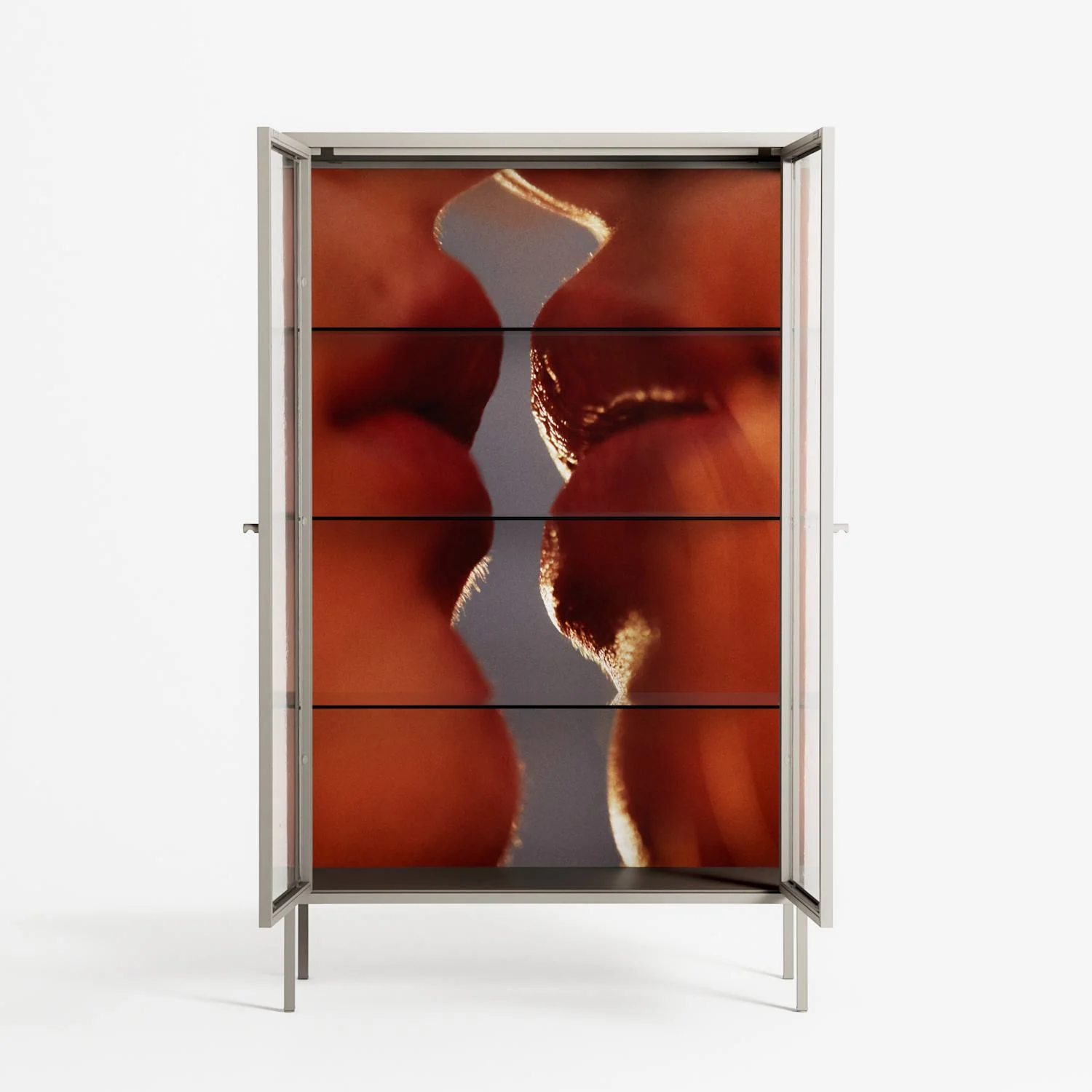 The Art Of Kissing 2 - Cabinet - Nadia Ryder - Pebble - Clear glass - Image 3