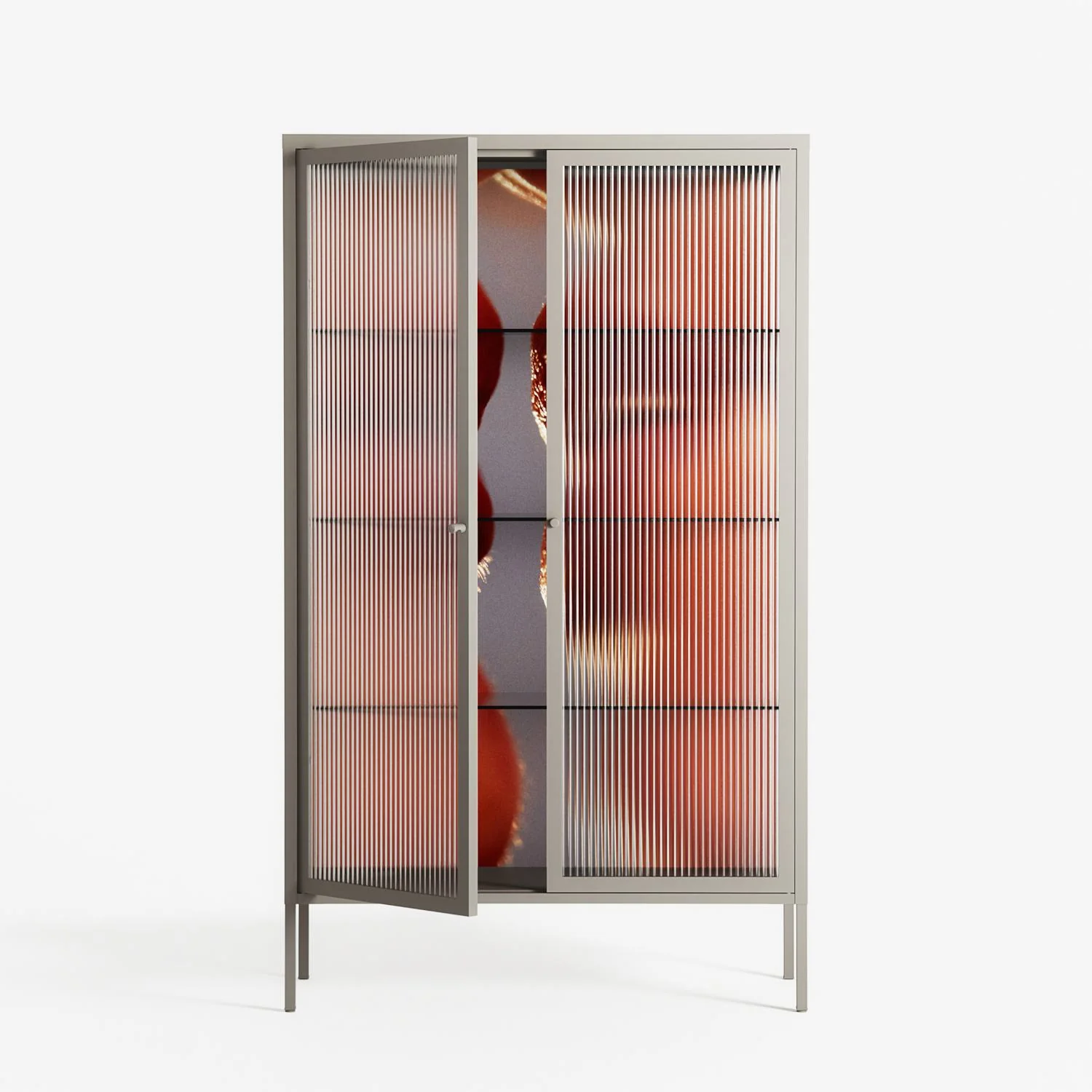 The Art Of Kissing 2 - Cabinet - Nadia Ryder - Pebble - Reeded glass - Image 2