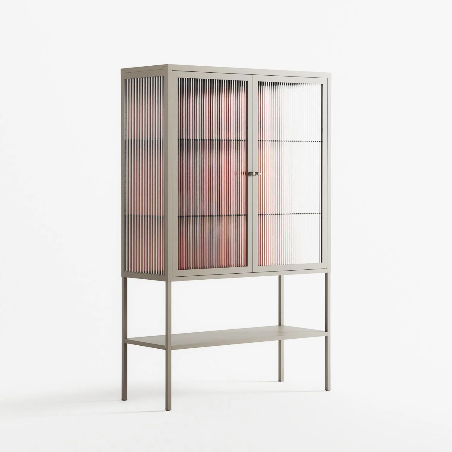 The Art Of Kissing 2 - Loft Cabinet - Nadia Ryder - Pebble - Reeded glass - Image 4