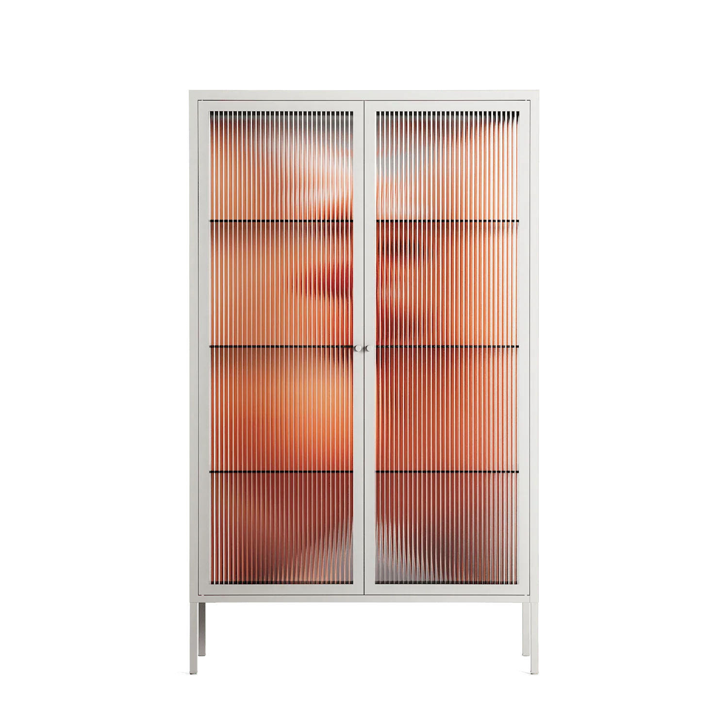 The Art Of Kissing - Cabinet - Nadia Ryder - Chalk - Reeded glass