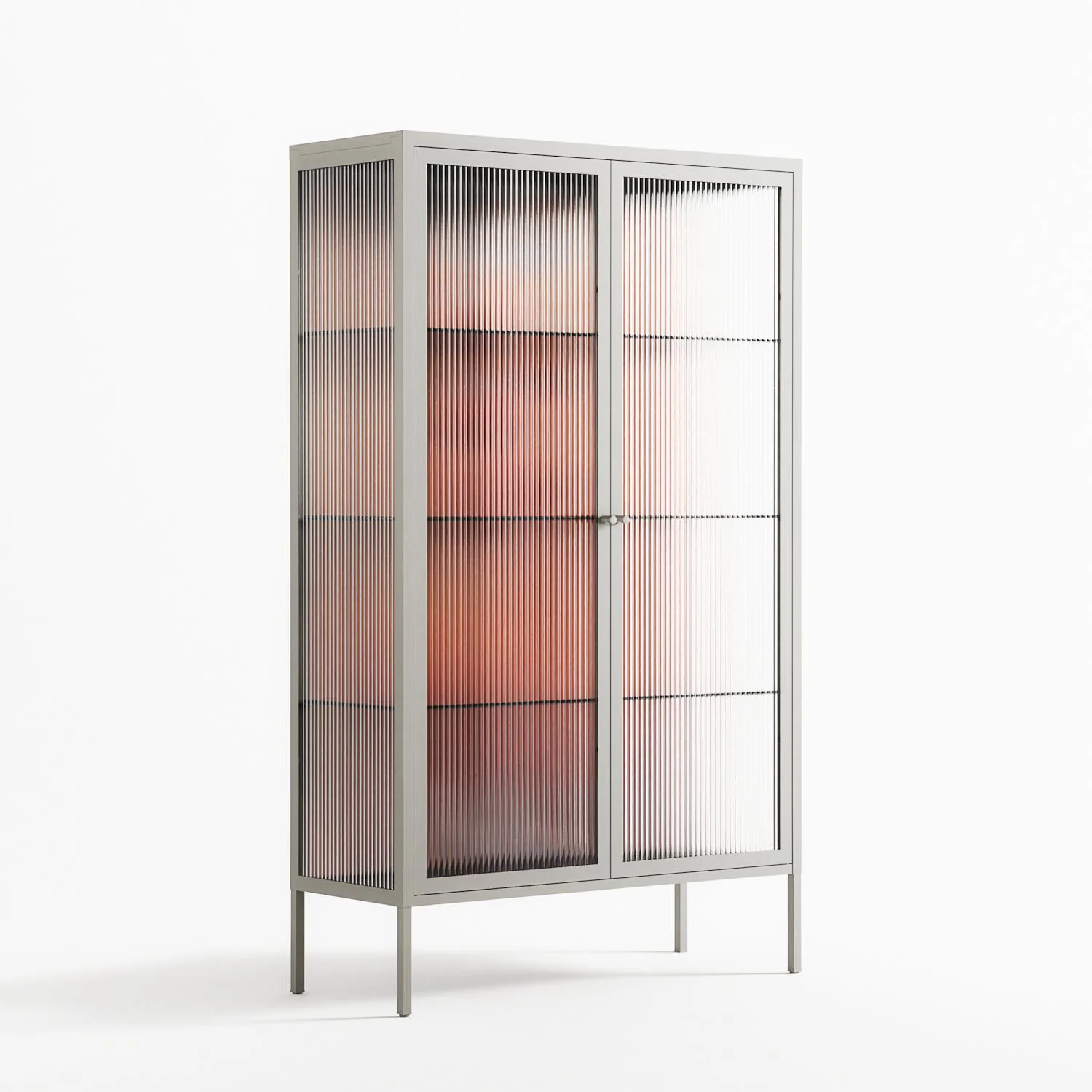 The Art Of Kissing - Cabinet - Nadia Ryder - Chalk - Reeded glass - Image 4