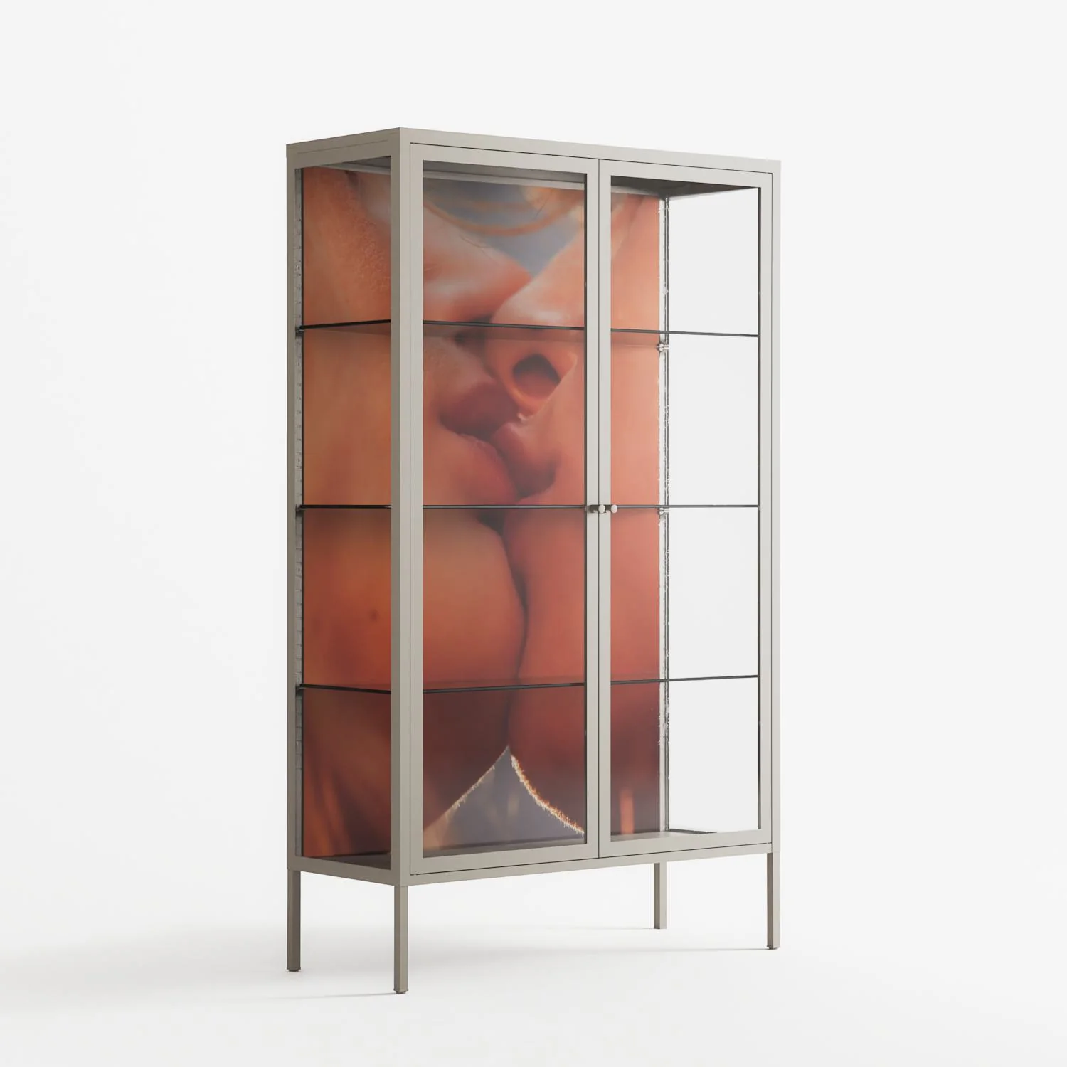 The Art Of Kissing - Cabinet - Nadia Ryder - Pebble - Clear glass - Image 4