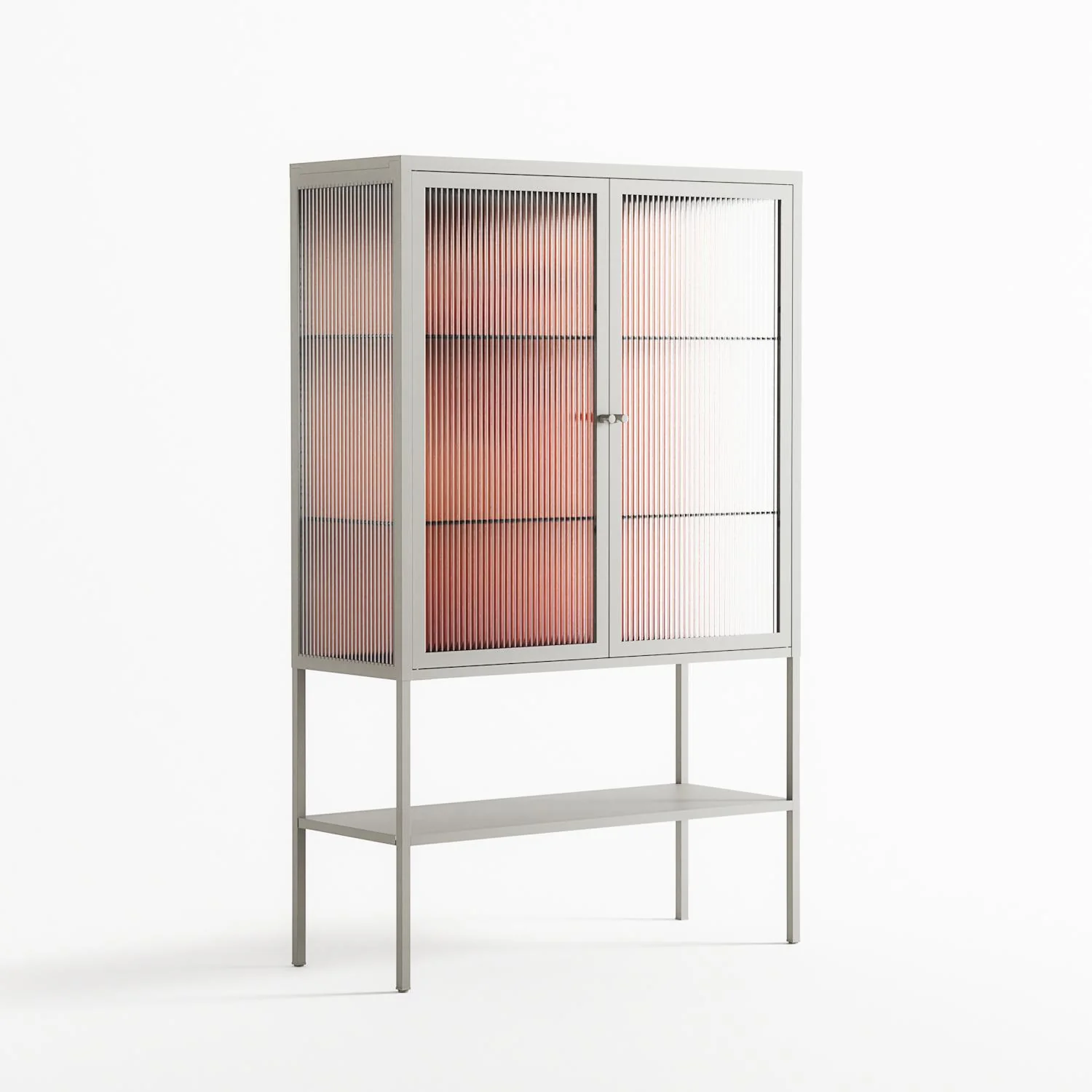 The Art Of Kissing - Loft Cabinet - Nadia Ryder - Chalk - Reeded glass - Image 4