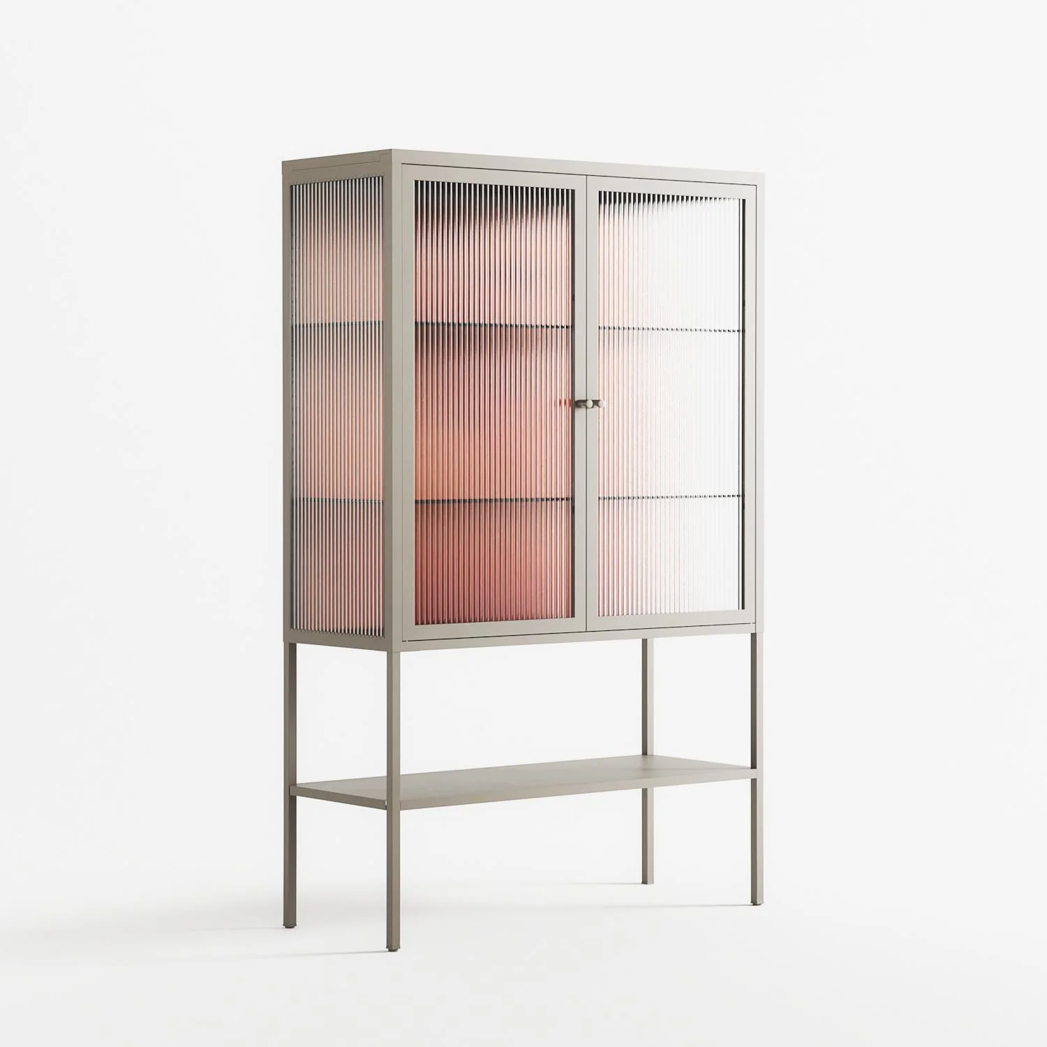 The Art Of Kissing - Loft Cabinet - Nadia Ryder - Pebble - Reeded glass - Image 4