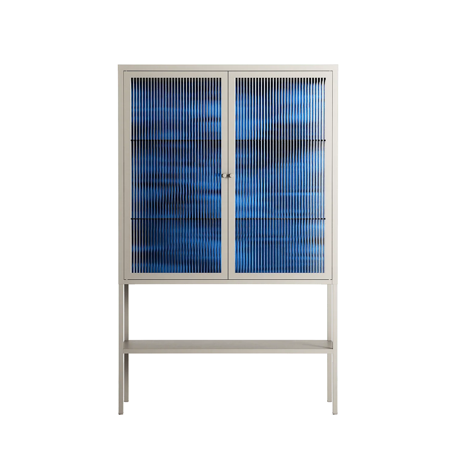 The Blue Line - Loft Cabinet - Craig Watkins - Pebble - Reeded glass