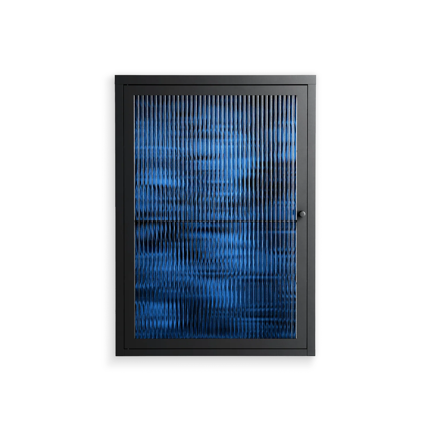The Blue Line - Wall Cabinet - Craig Watkins - Antracite - Reeded glass