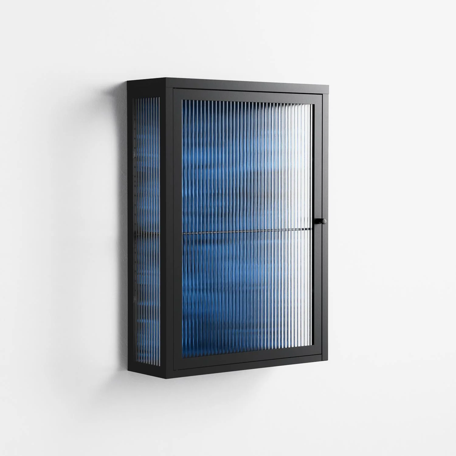 The Blue Line - Wall Cabinet - Craig Watkins - Antracite - Reeded glass - Image 4