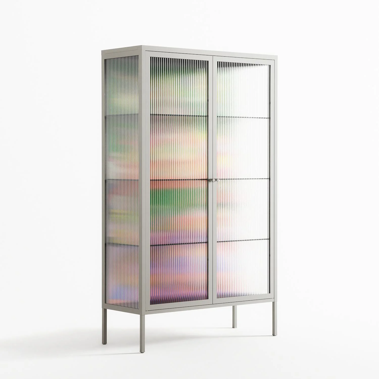 The Holy Mountain - Cabinet - Cezar Berje - Chalk - Reeded glass - Image 4