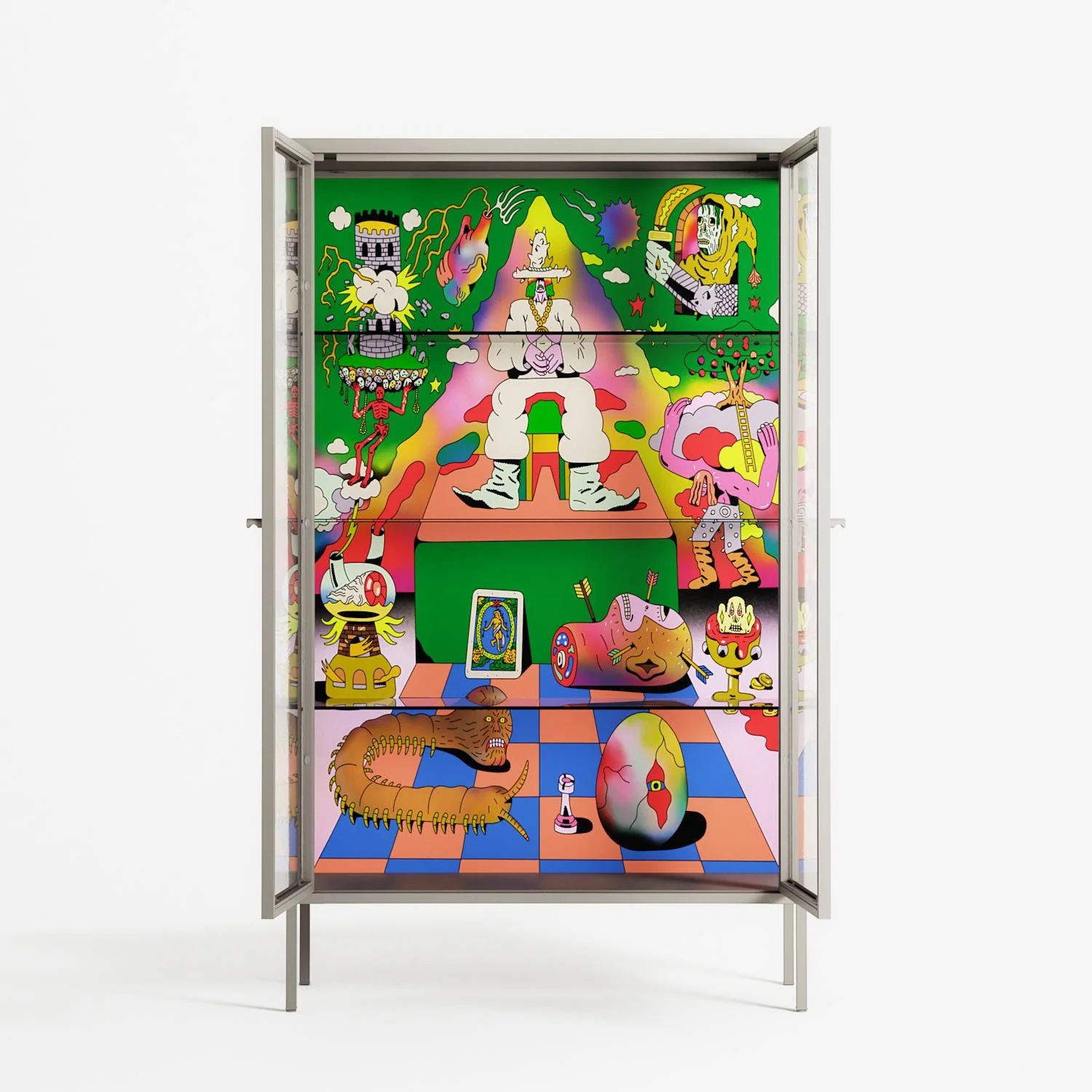 The Holy Mountain - Cabinet - Cezar Berje - Pebble - Clear glass - Image 3