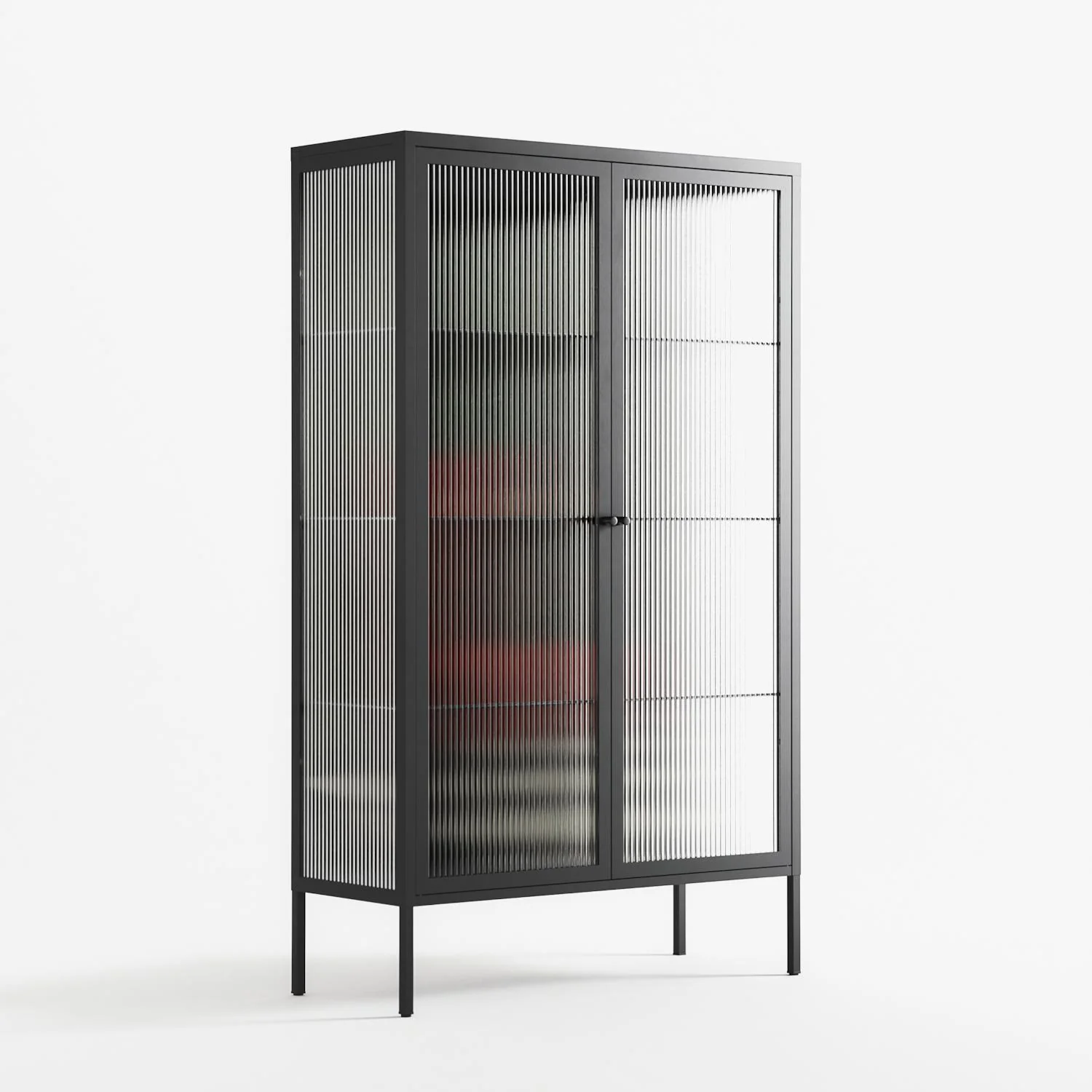 The Man Behind The Curtain - Cabinet - Kristin Eriksson - Antracite - Reeded glass - Image 4