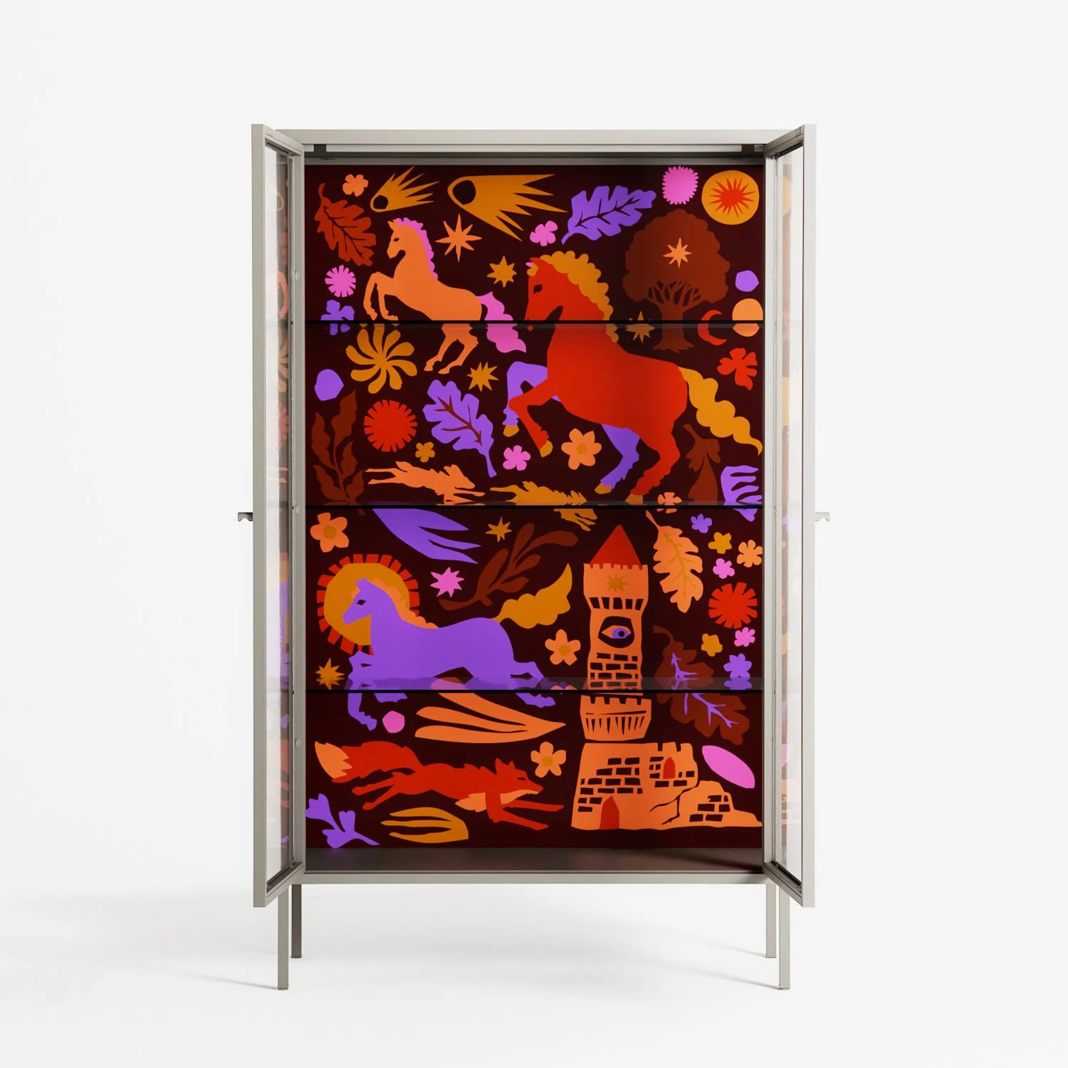The Secret Herb Garden In The Forest 2 - Cabinet - Nick Liefhebber - Pebble - Clear glass - Image 3