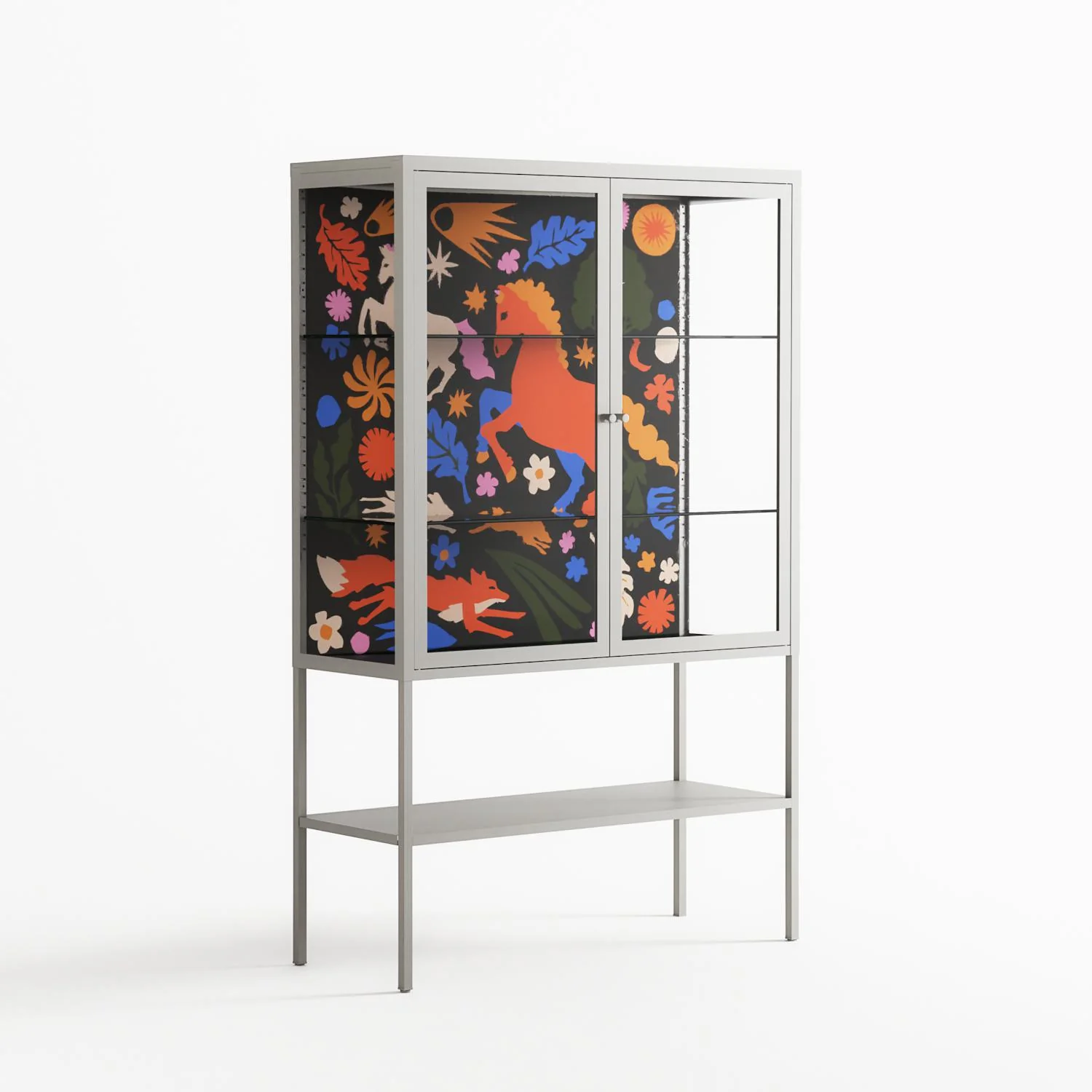 The Secret Herb Garden In The Forest - Loft Cabinet - Nick Liefhebber - Chalk - Clear glass - Image 4