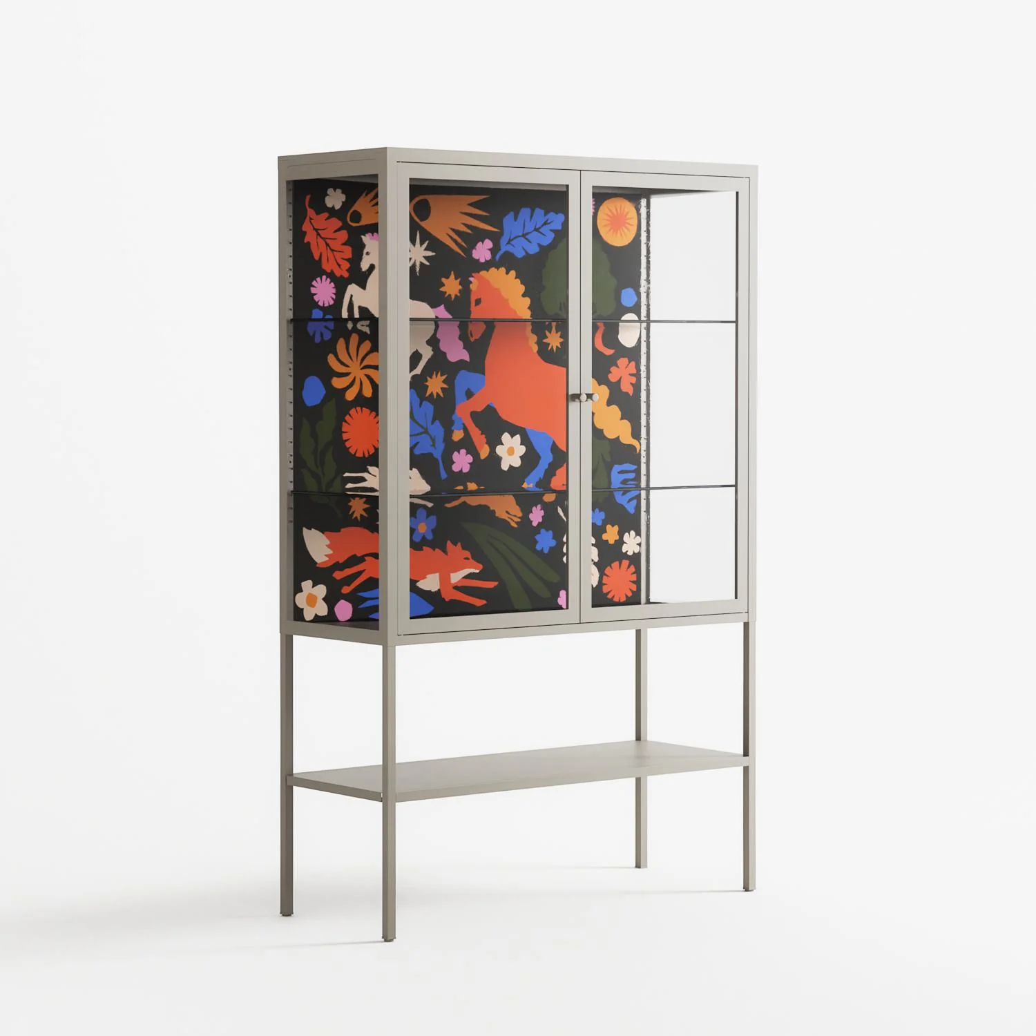The Secret Herb Garden In The Forest - Loft Cabinet - Nick Liefhebber - Pebble - Clear glass - Image 4