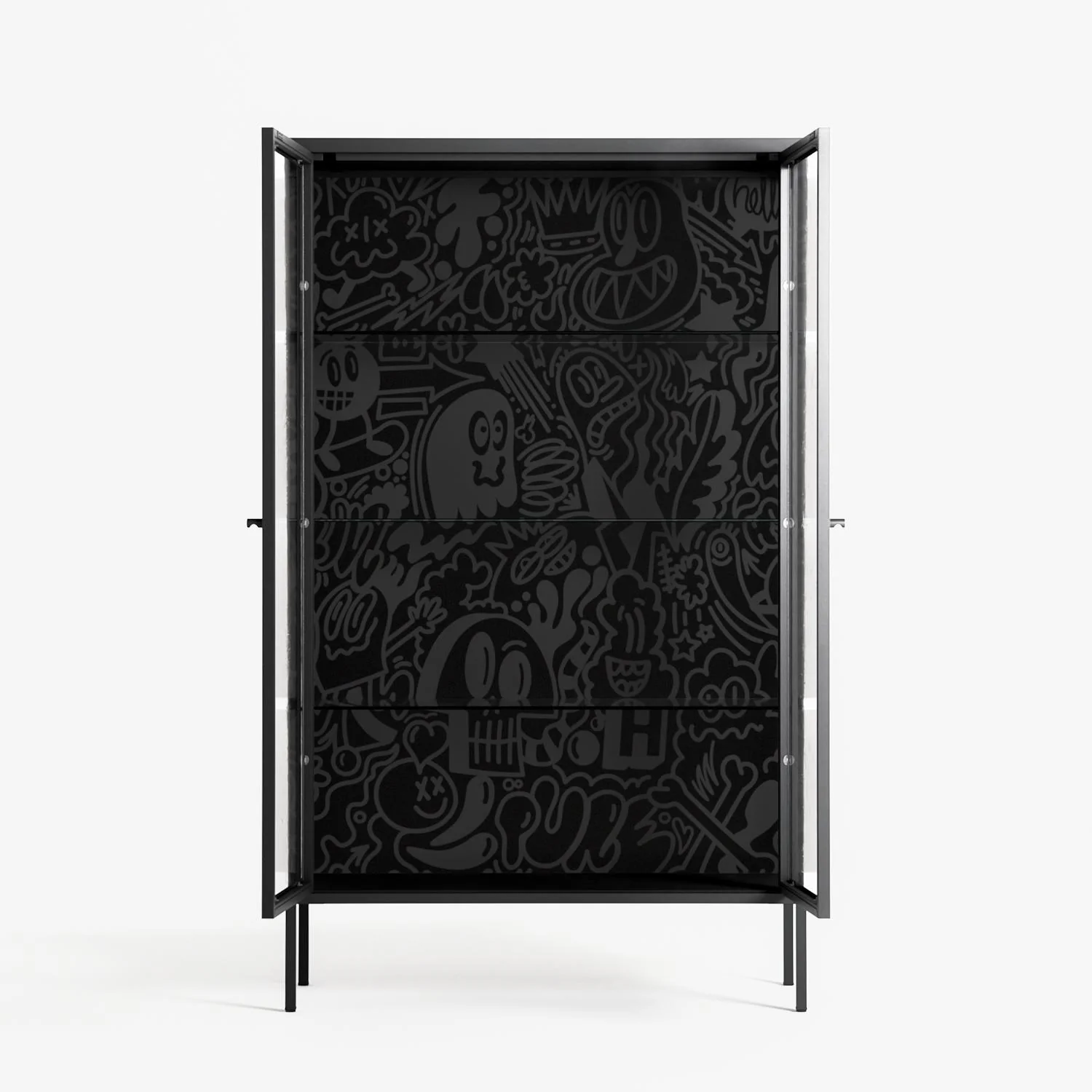 The Single Color - Cabinet - Craig Watkins - Antracite - Clear glass - Image 3