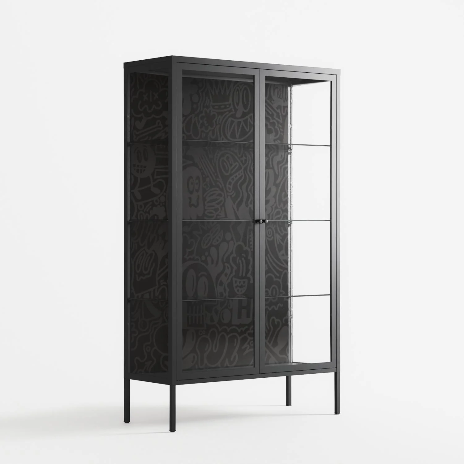 The Single Color - Cabinet - Craig Watkins - Antracite - Clear glass - Image 4