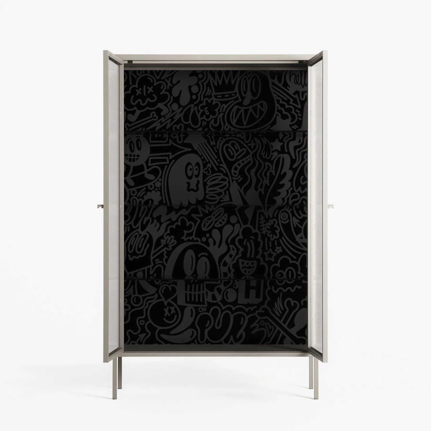 The Single Color - Cabinet - Craig Watkins - Pebble - Reeded glass - Image 3