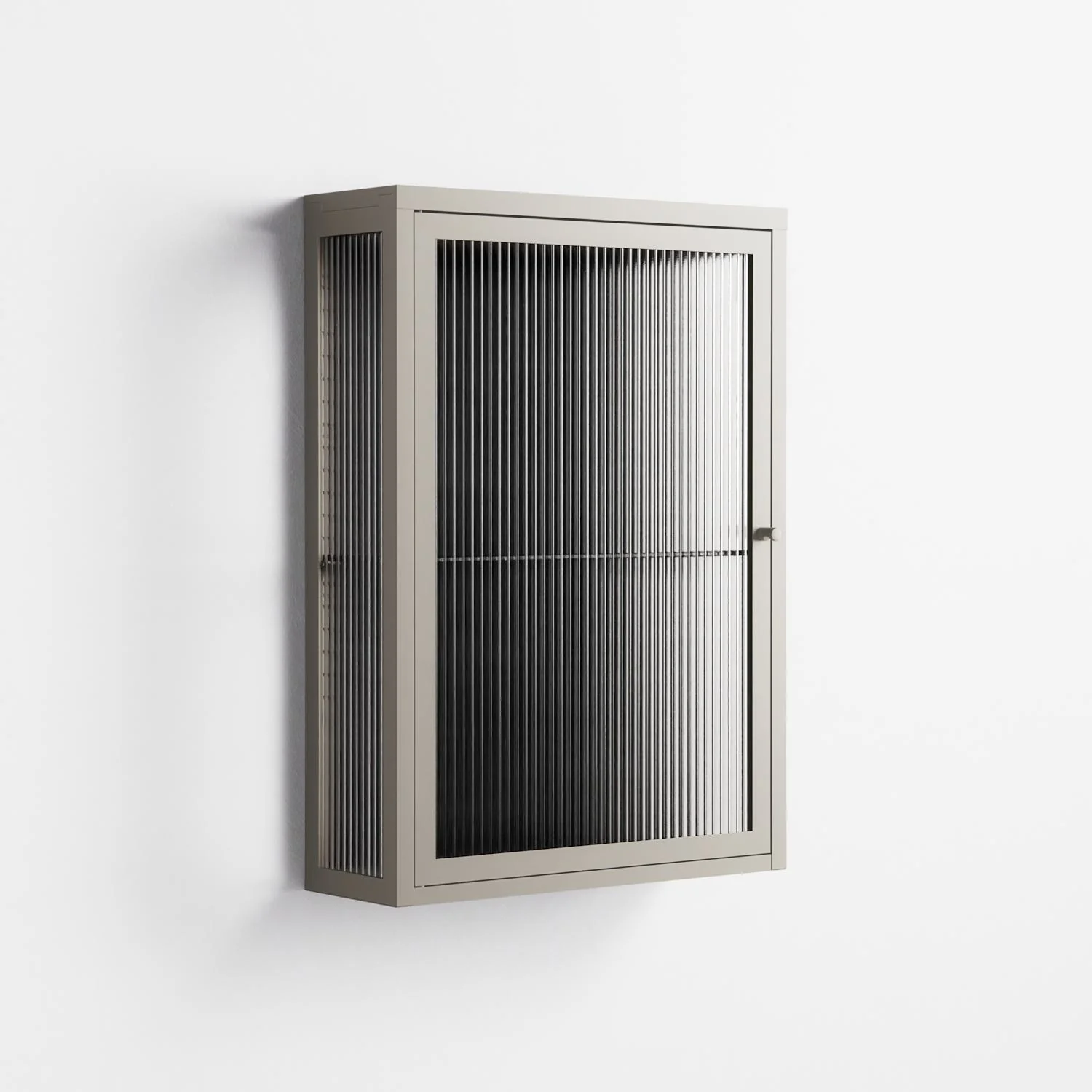 The Single Color - Wall Cabinet - Craig Watkins - Pebble - Reeded glass - Image 4