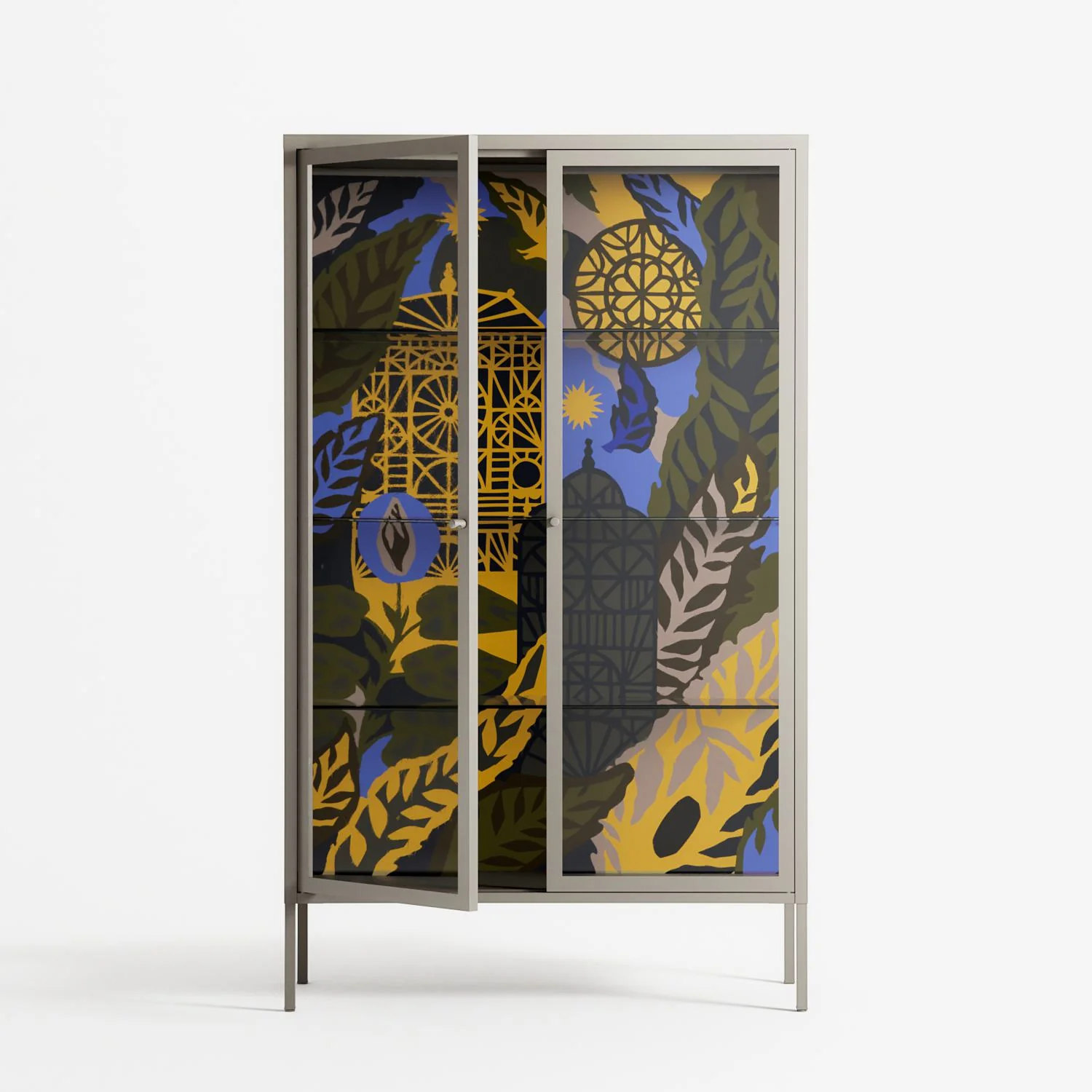 The Towering Hall Full Of Light 2 - Cabinet - Nick Liefhebber - Pebble - Clear glass - Image 2