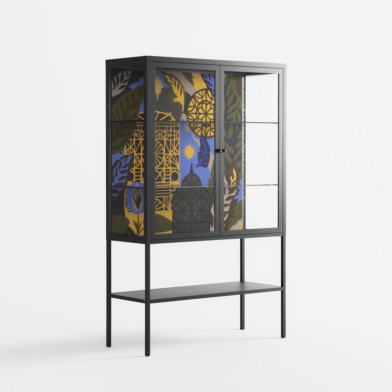 The Towering Hall Full Of Light 2 - Loft Cabinet - Nick Liefhebber - Antracite - Clear glass - Image 4
