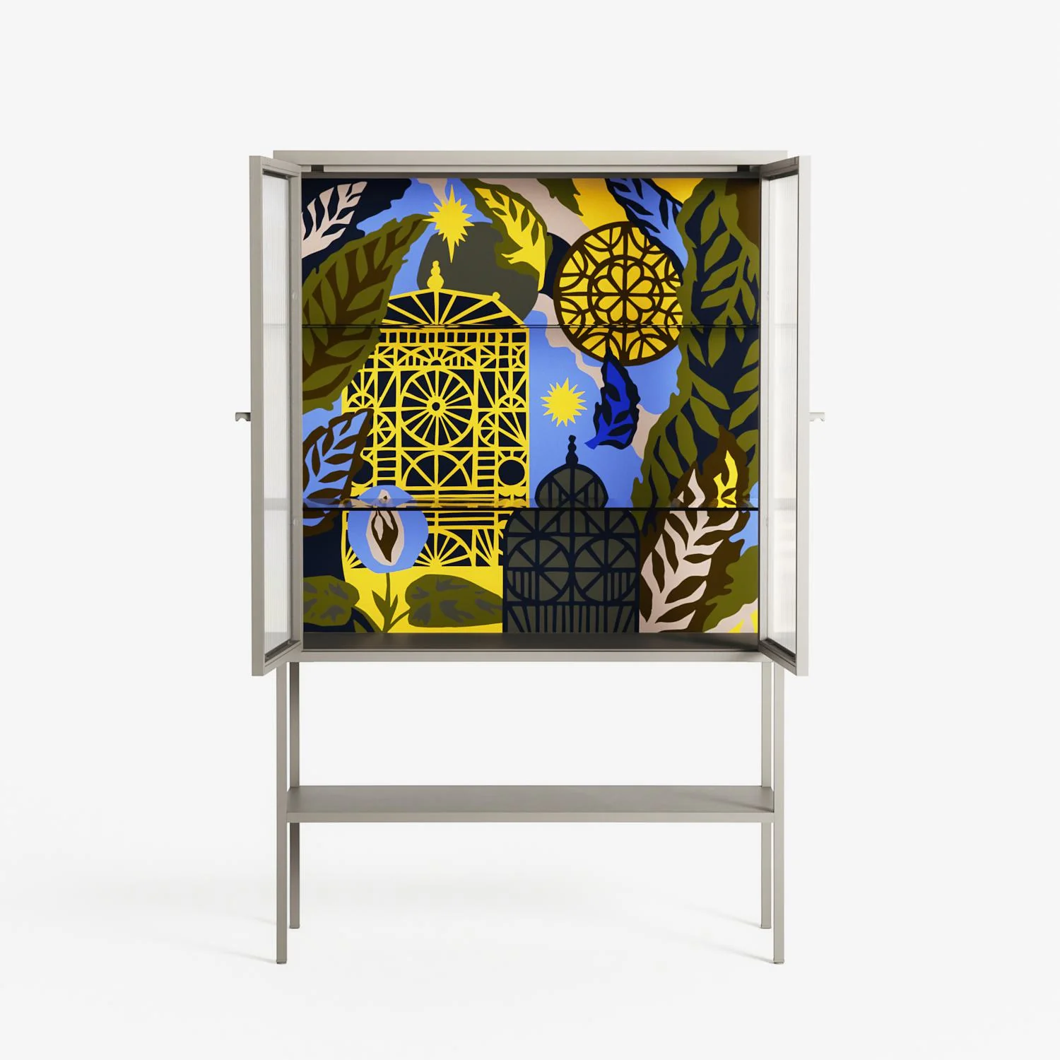 The Towering Hall Full Of Light 2 - Loft Cabinet - Nick Liefhebber - Pebble - Reeded glass - Image 3