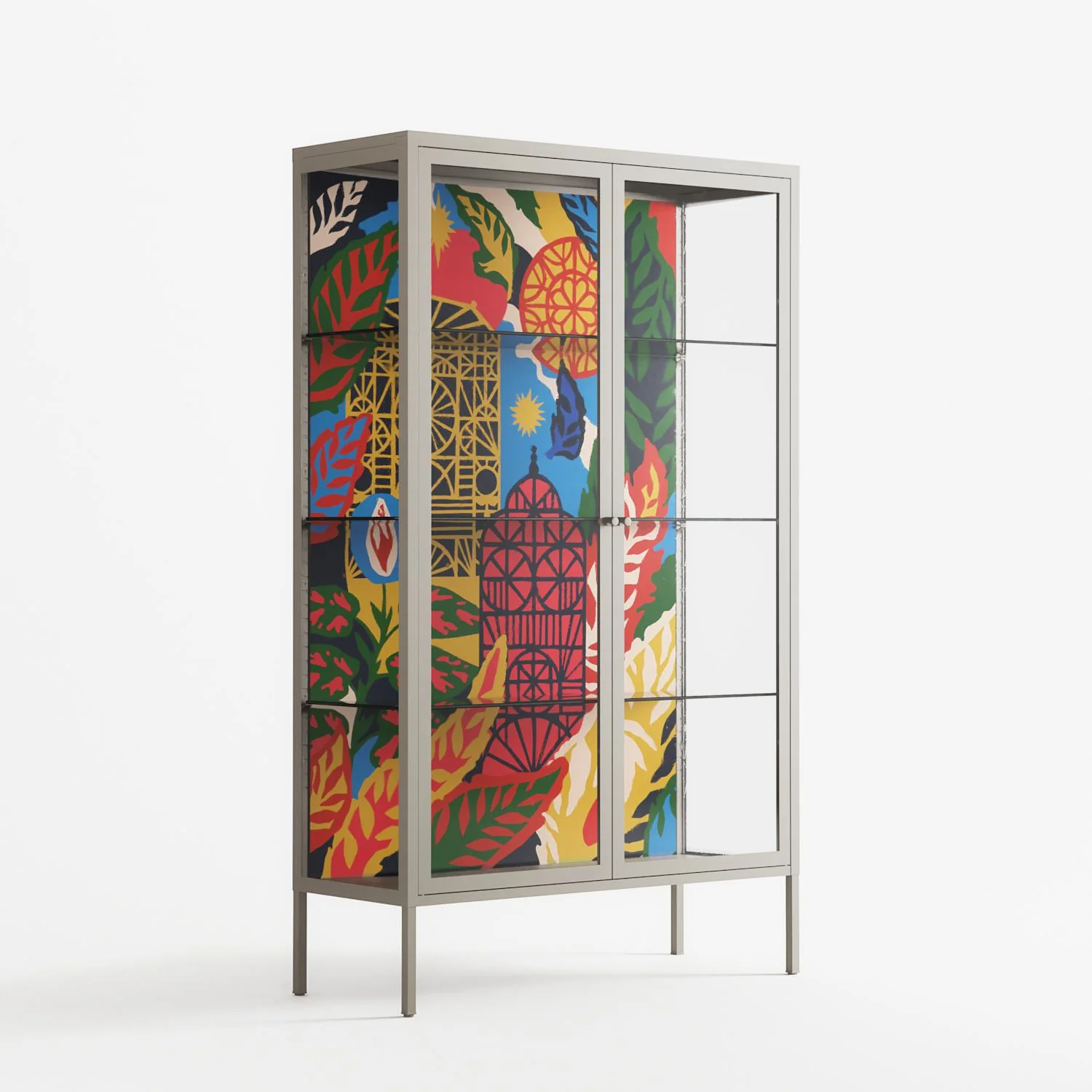 The Towering Hall Full Of Light - Cabinet - Nick Liefhebber - Pebble - Clear glass - Image 4