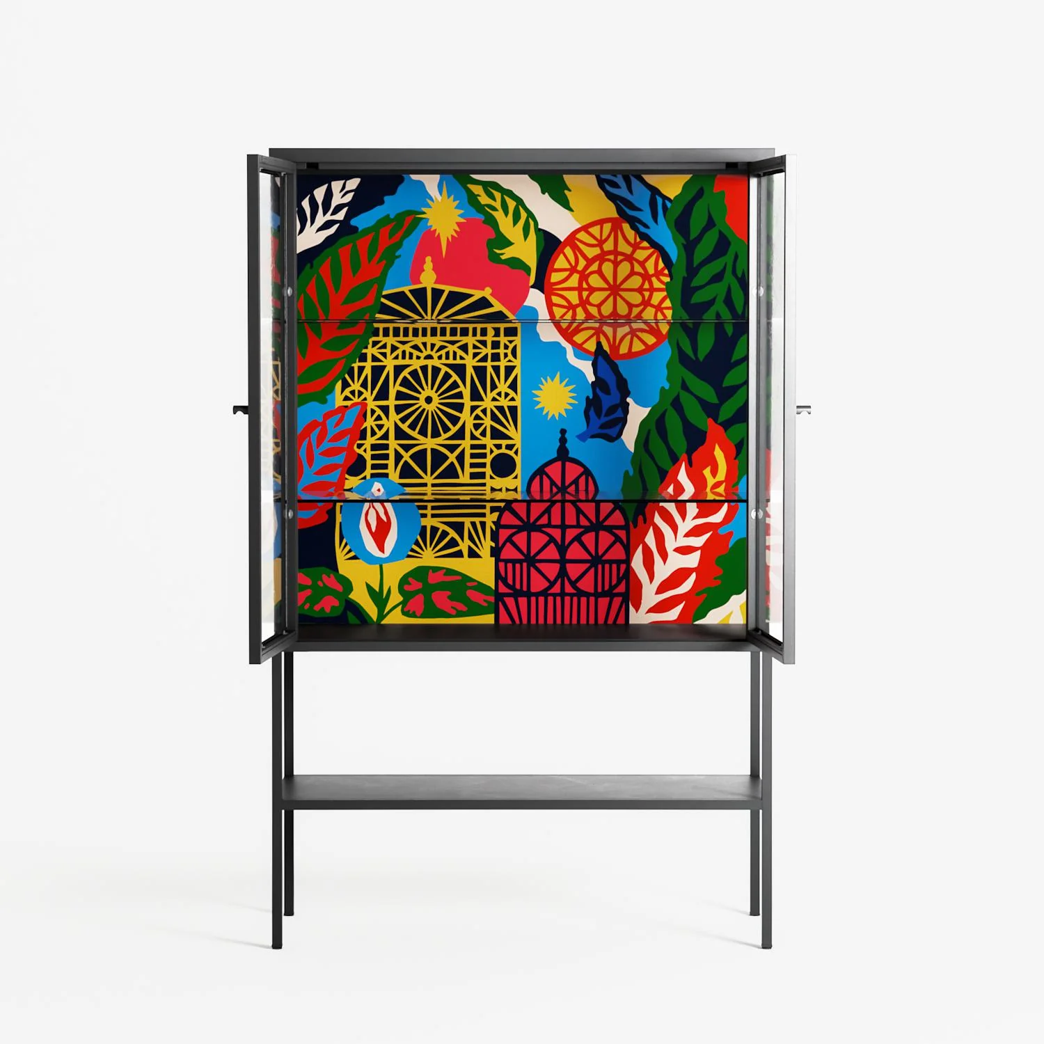 The Towering Hall Full Of Light - Loft Cabinet - Nick Liefhebber - Antracite - Clear glass - Image 3