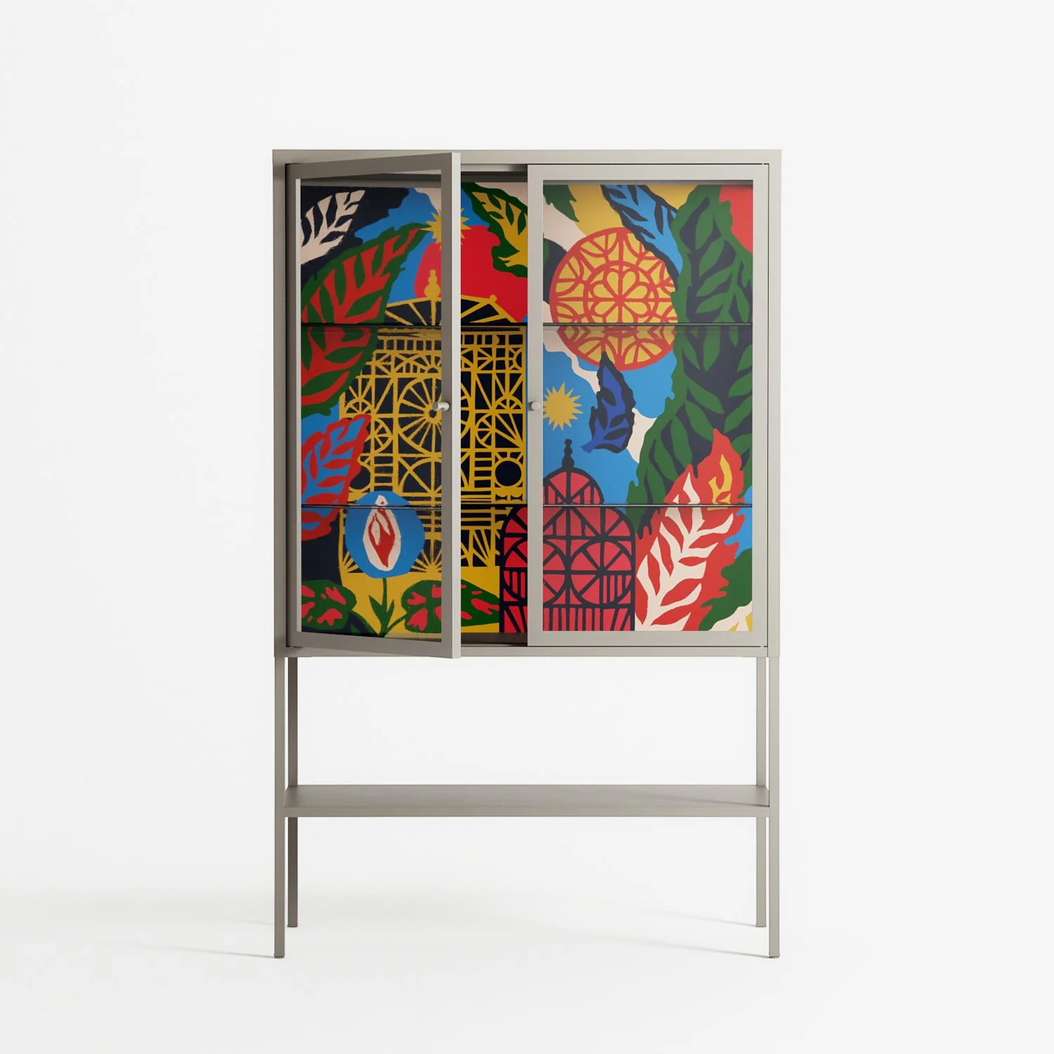 The Towering Hall Full Of Light - Loft Cabinet - Nick Liefhebber - Pebble - Clear glass - Image 2
