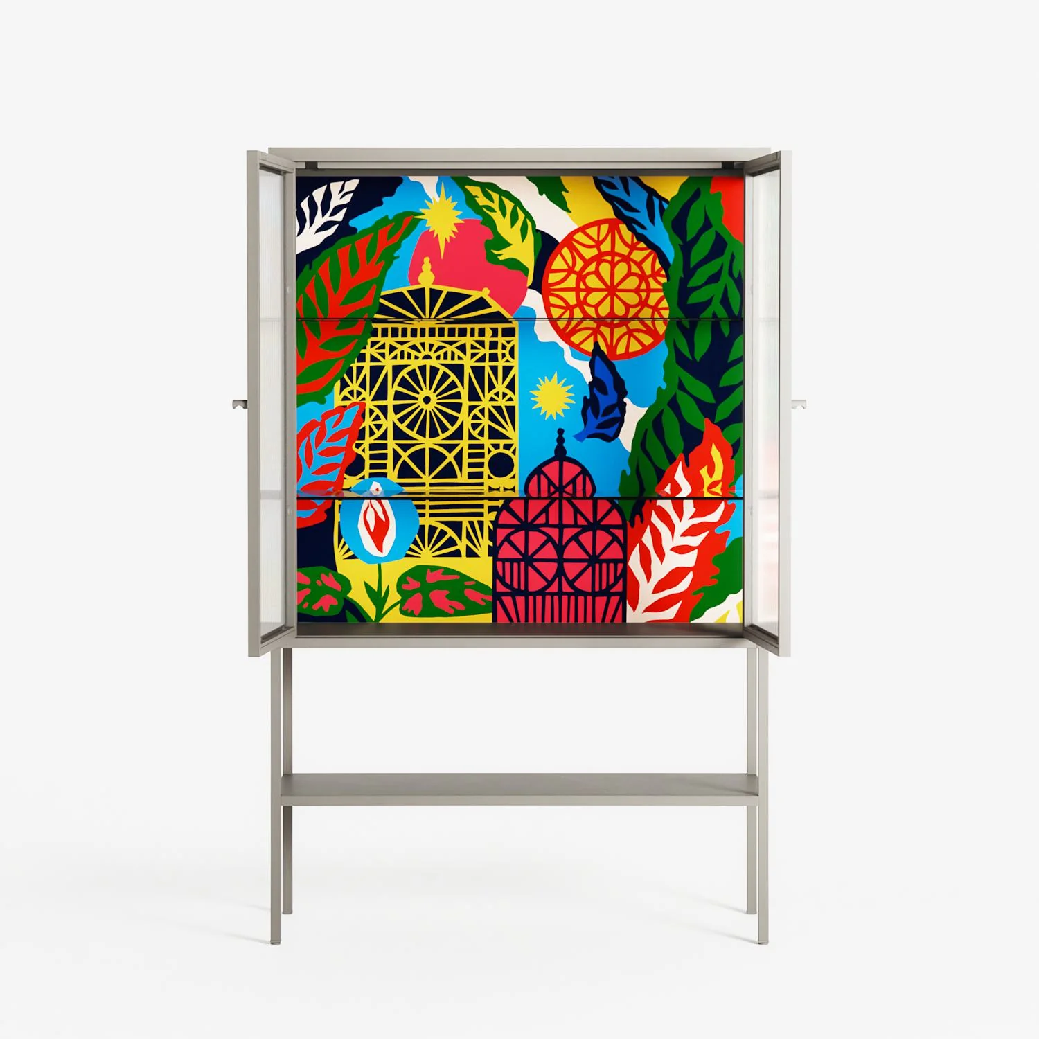 The Towering Hall Full Of Light - Loft Cabinet - Nick Liefhebber - Pebble - Reeded glass - Image 3