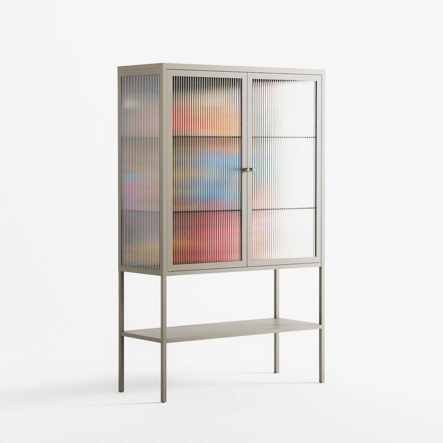 The Towering Hall Full Of Light - Loft Cabinet - Nick Liefhebber - Pebble - Reeded glass - Image 4