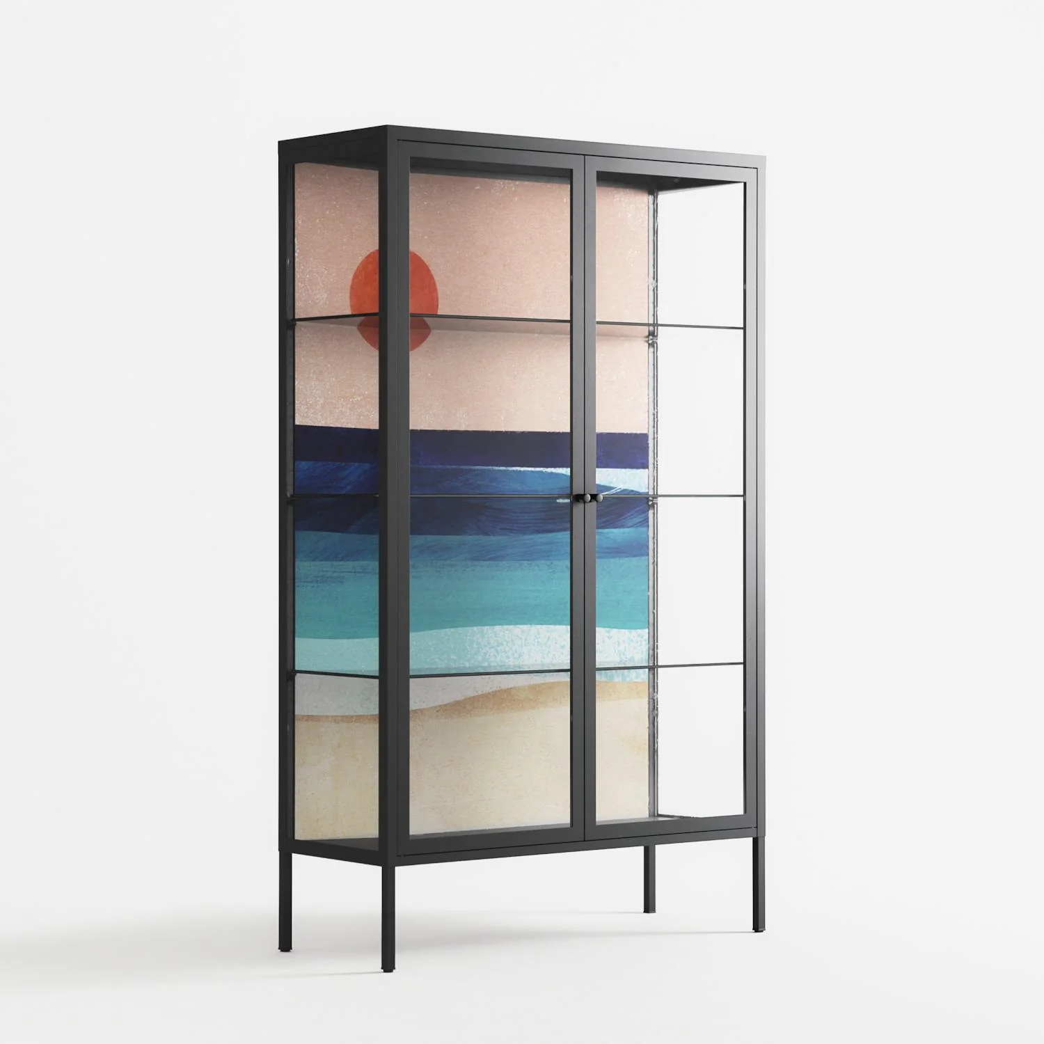 The Wave - Cabinet - Henry Rivers - Antracite - Clear glass - Image 4